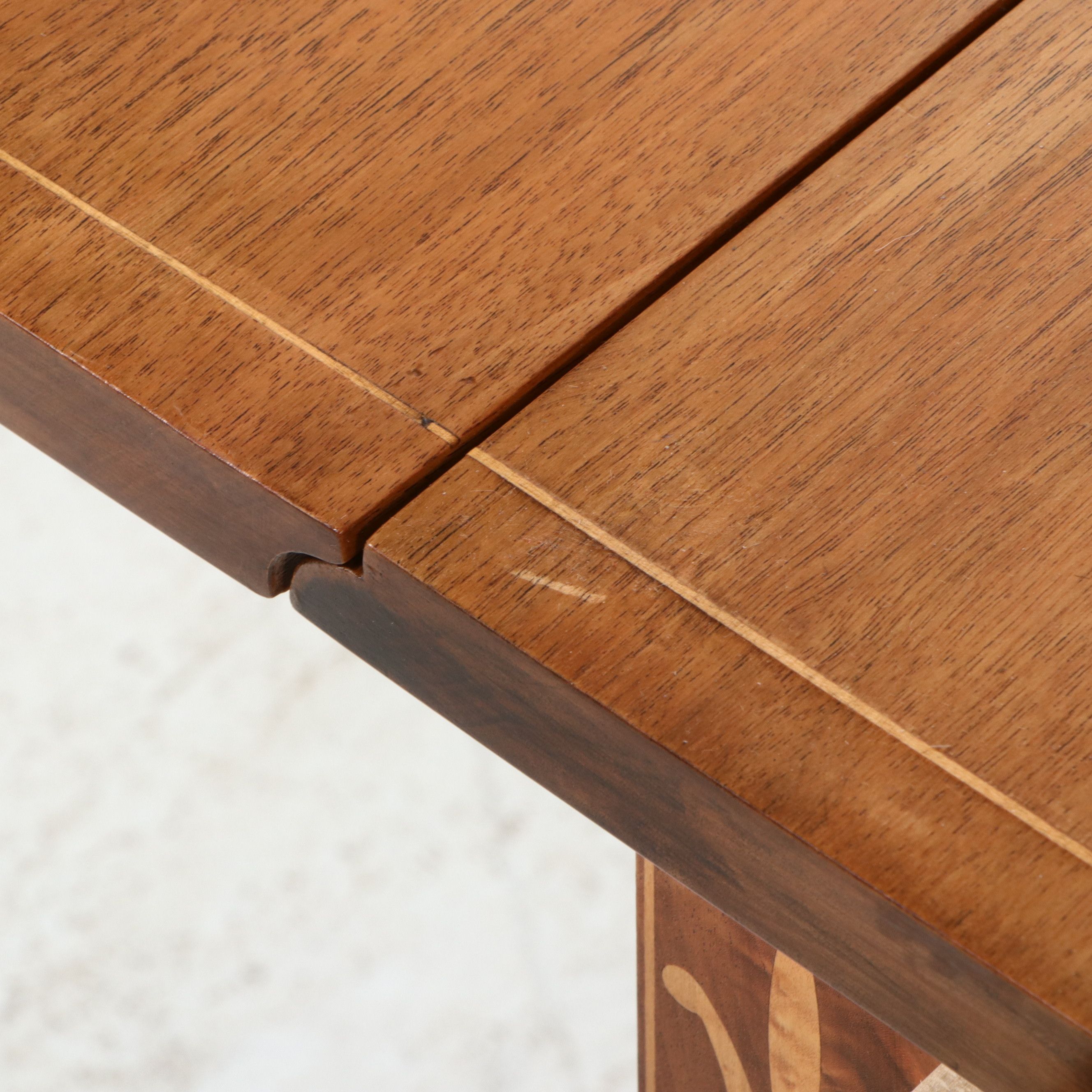 Federal Style Walnut Sofa Table After Israel Sack Collection