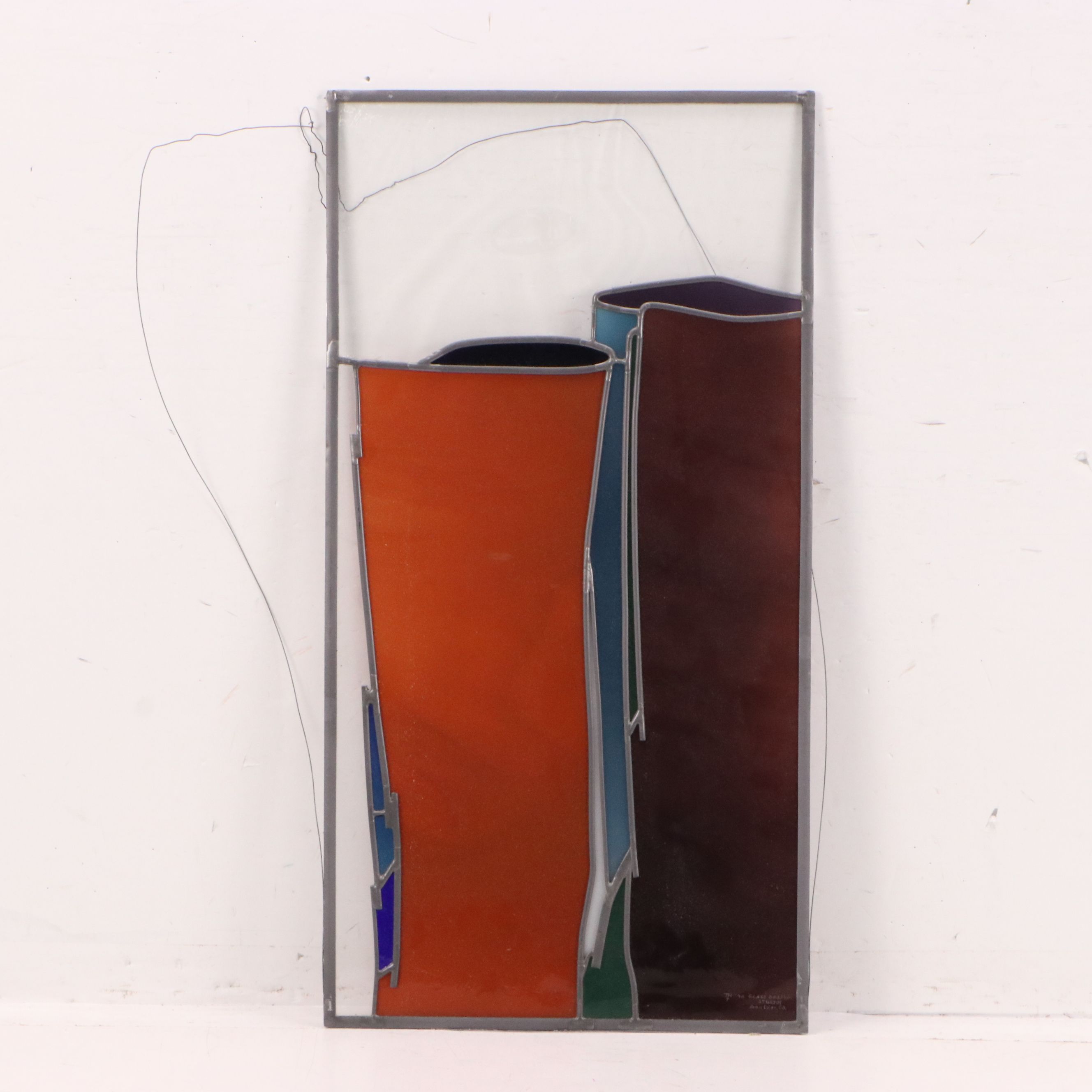 Abstract Stained Glass Panel