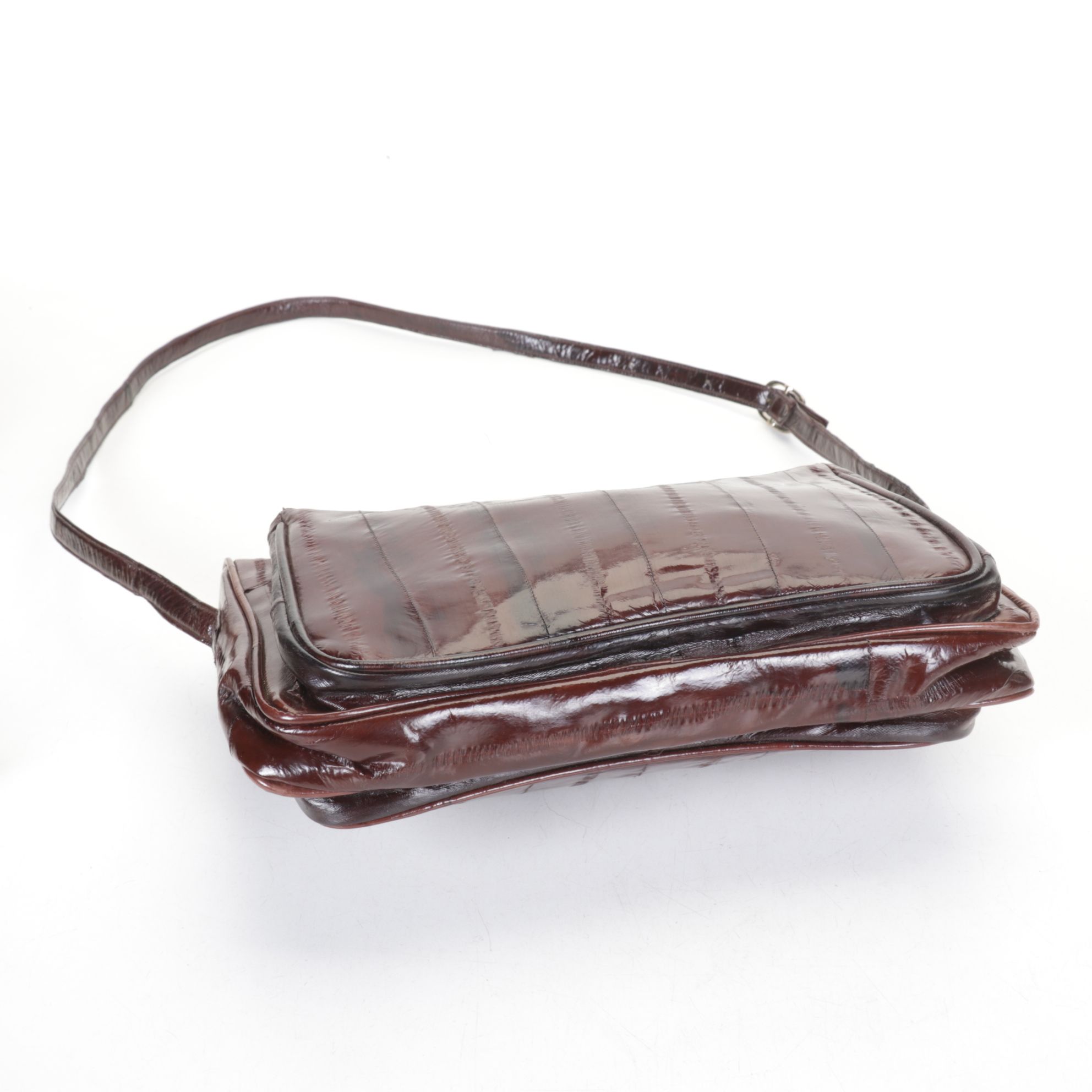 Eel Skin Crossbody Bag with Coach Leather Glasses Case, Madewell & More Purses