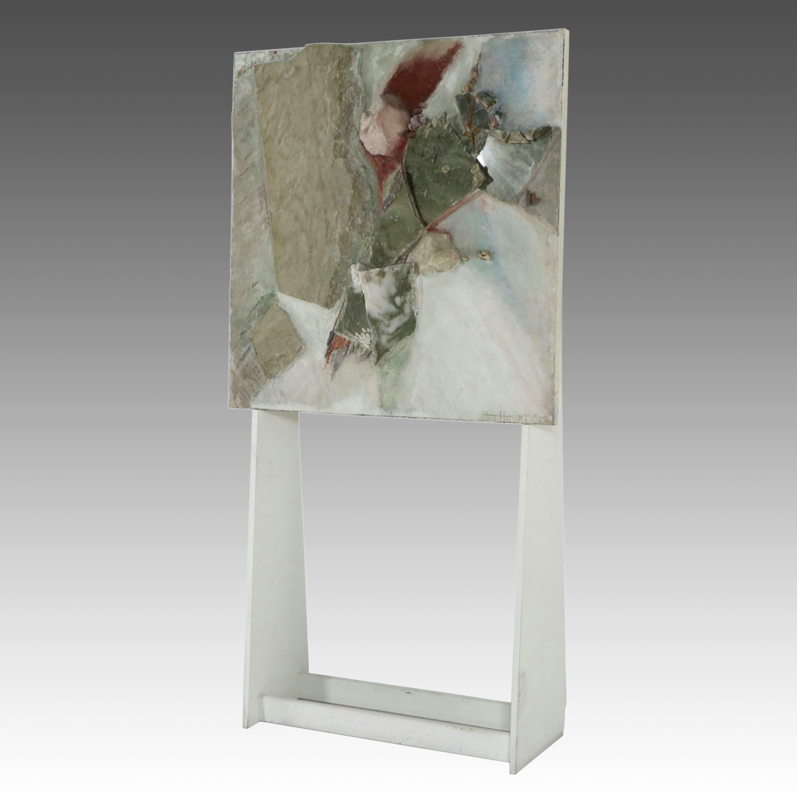 Paule Hugot Mixed Media Art "Nil," 1992