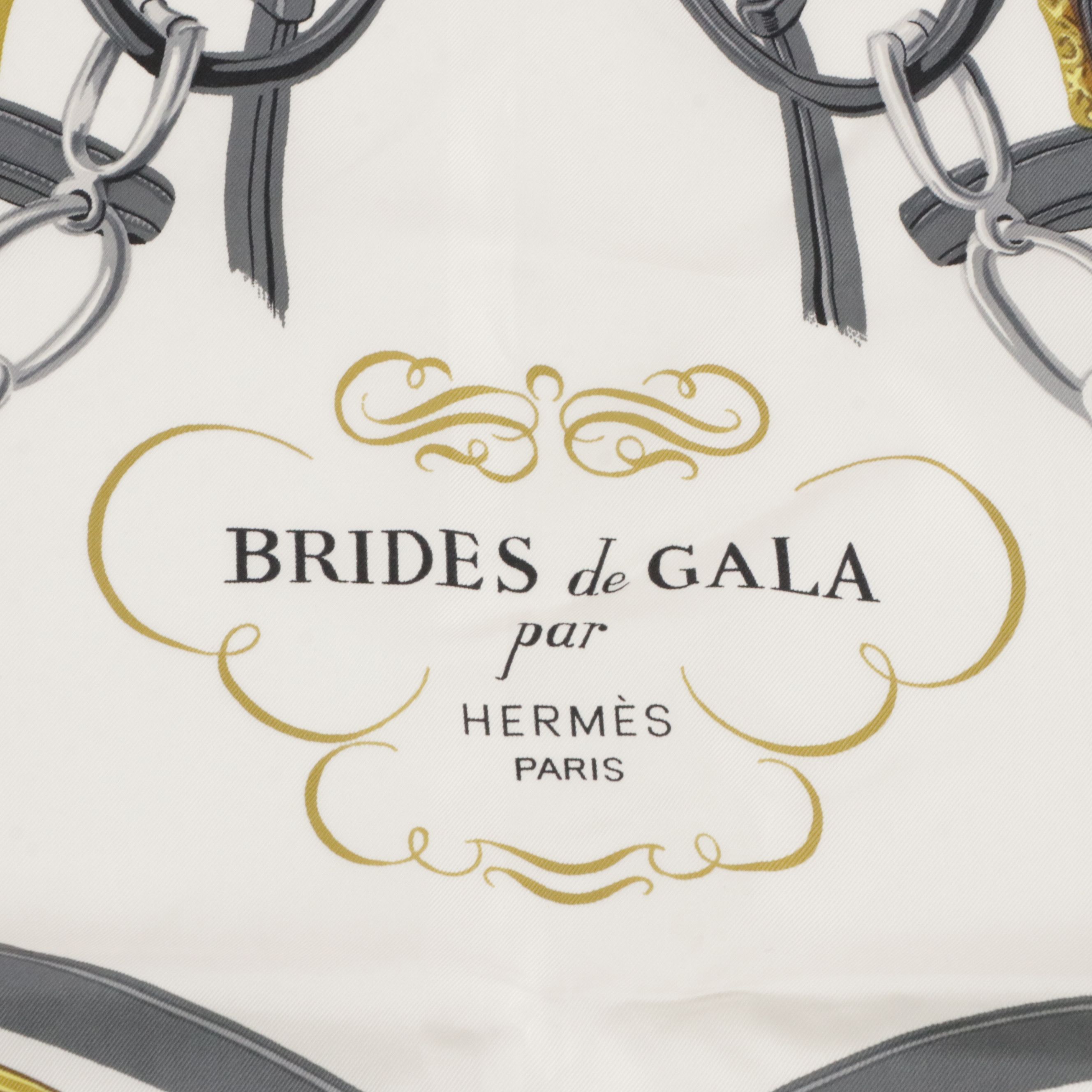 Hermès "Brides de Gala" Silk Twill Scarf 90