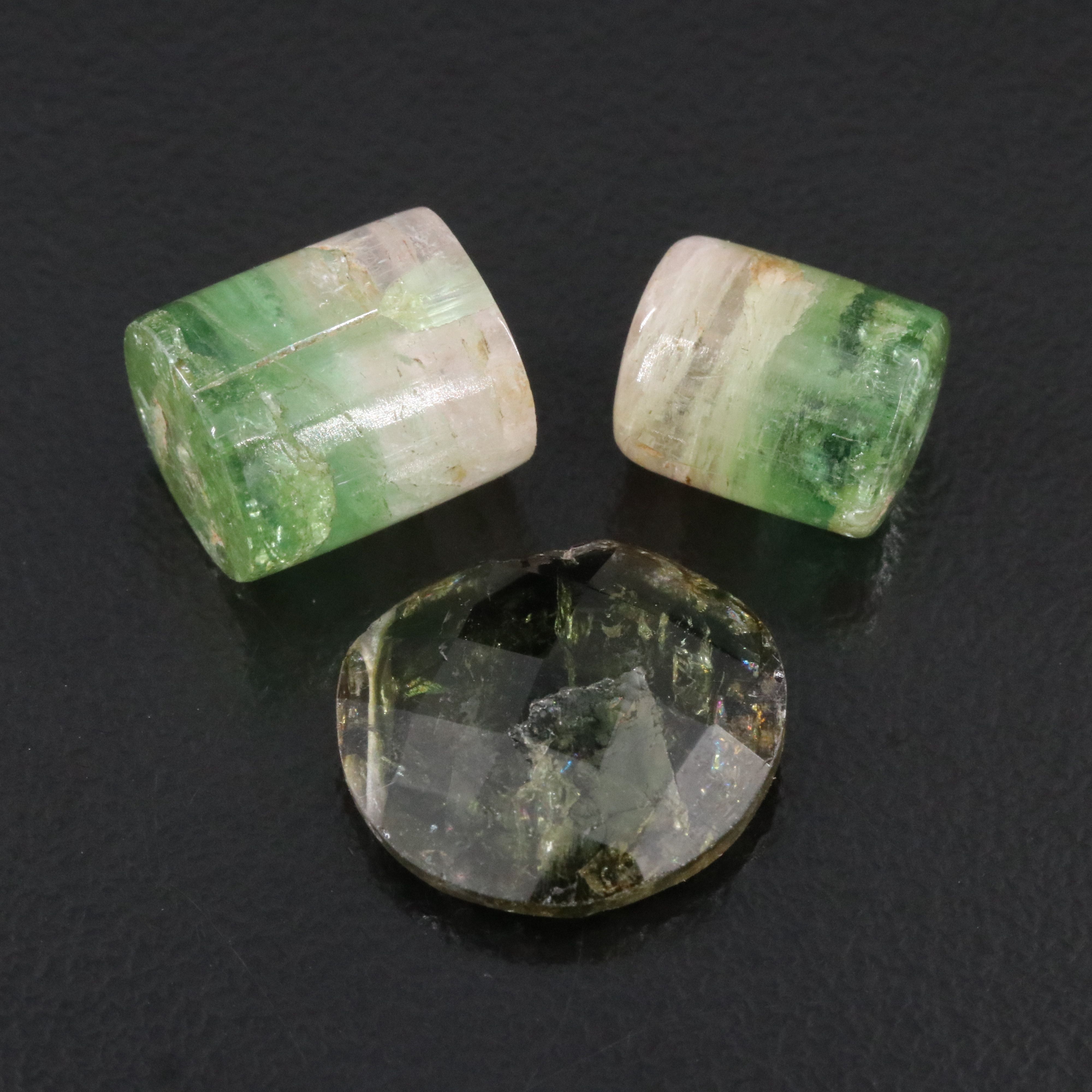 Loose 20.38 CTW Bi-Color Tourmaline Lot