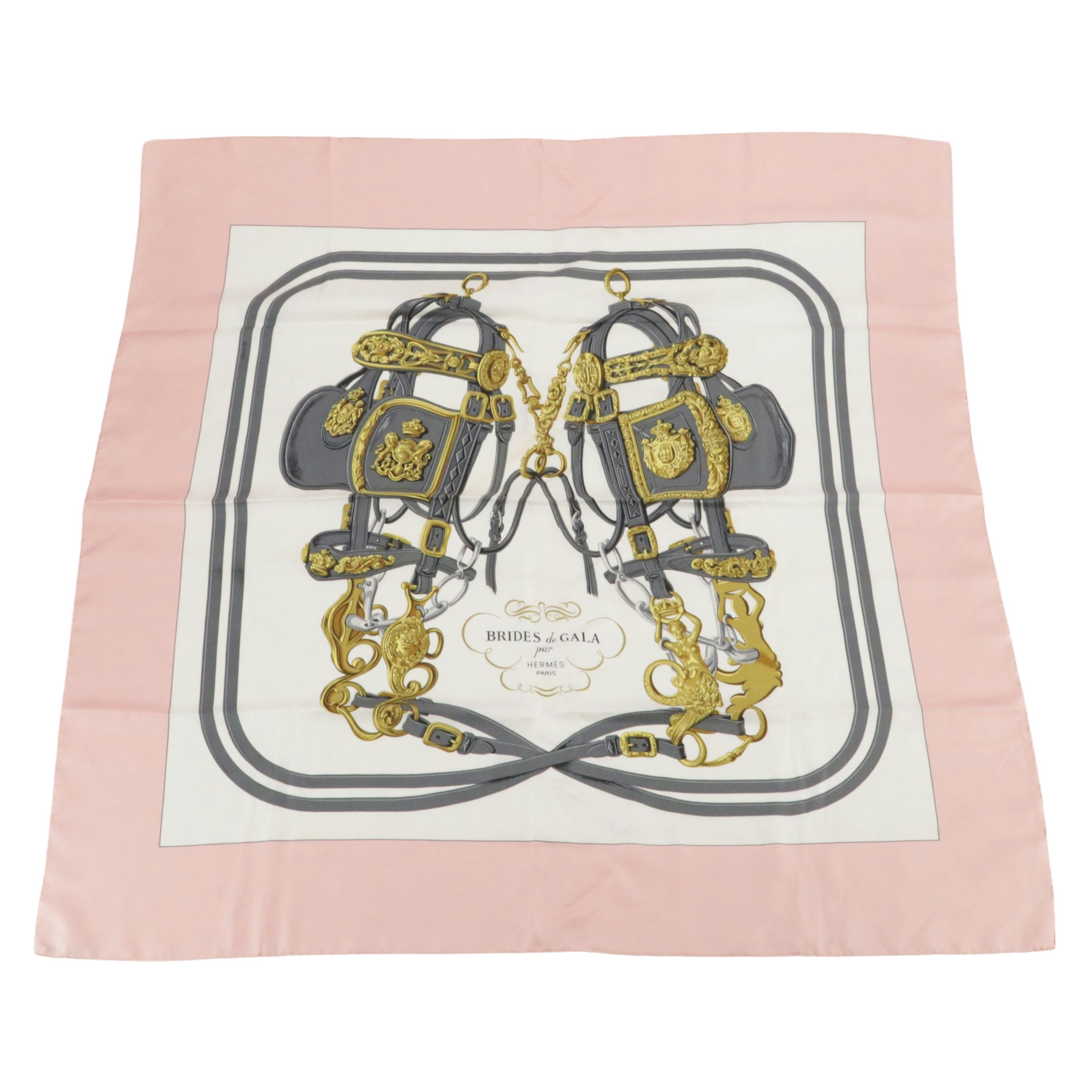 Hermès "Brides de Gala" Silk Twill Scarf 90