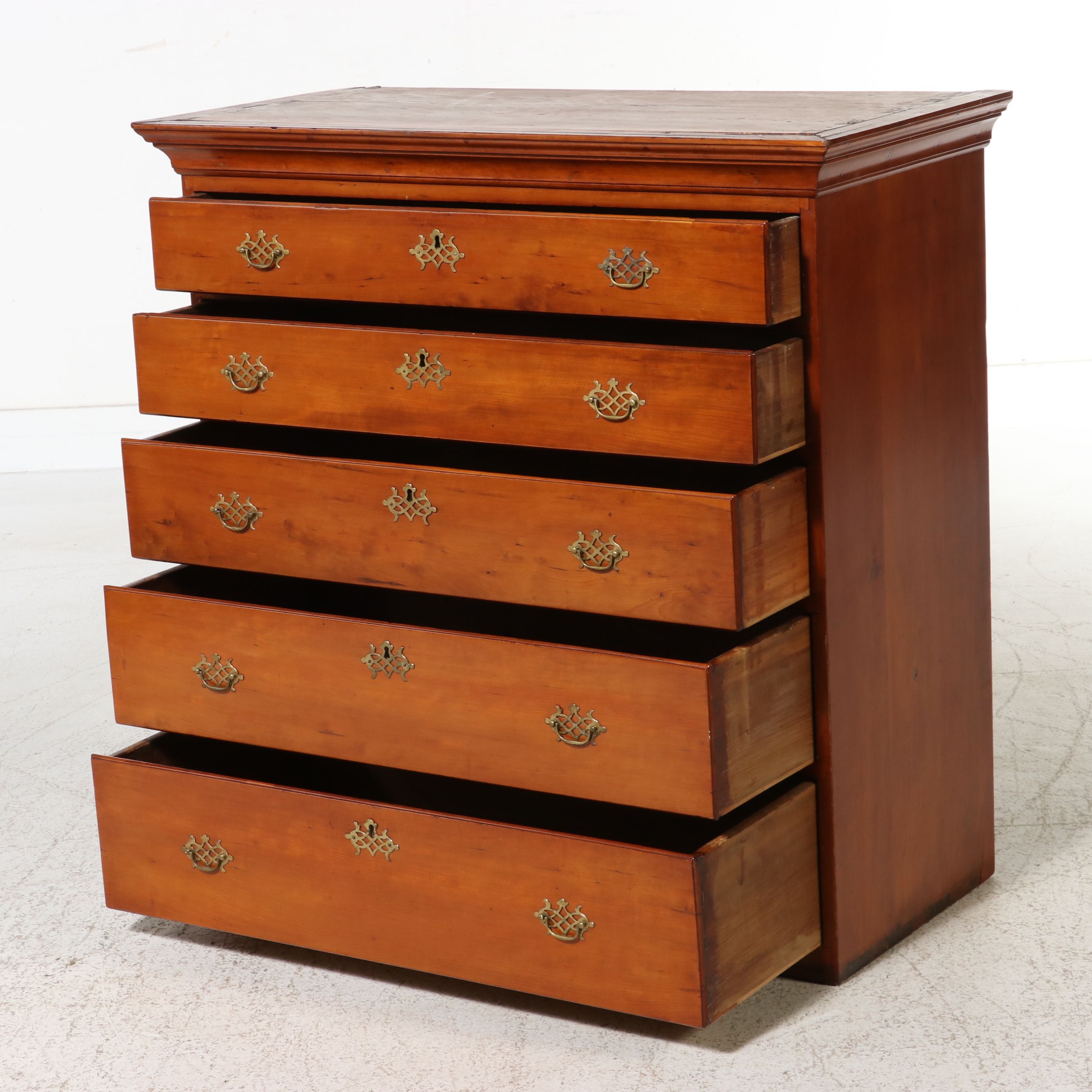 Queen Anne Cherry Highboy, 18th Century