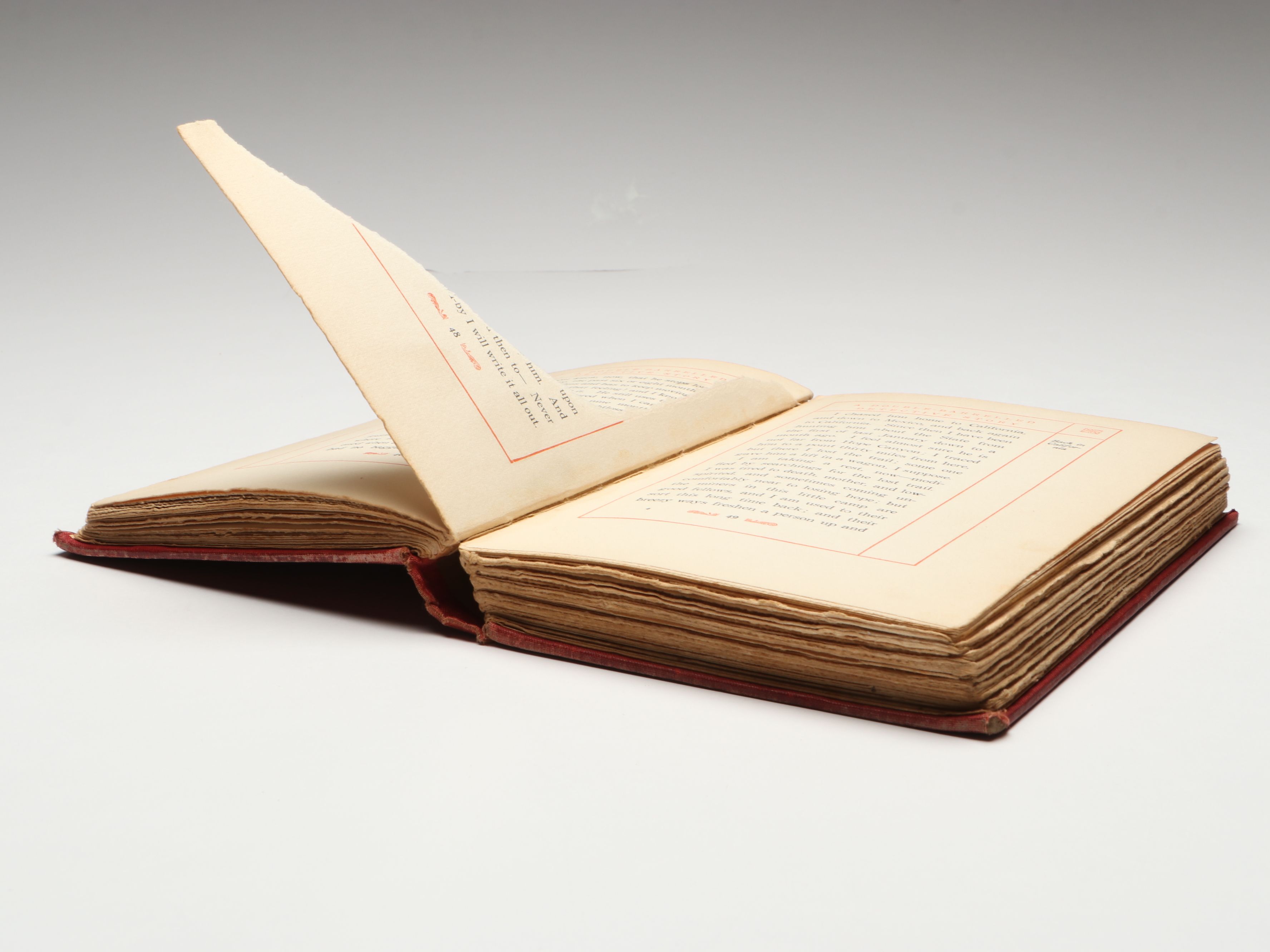 Illustrated "A Double Barrelled Detective Story" by Mark Twain, 1902