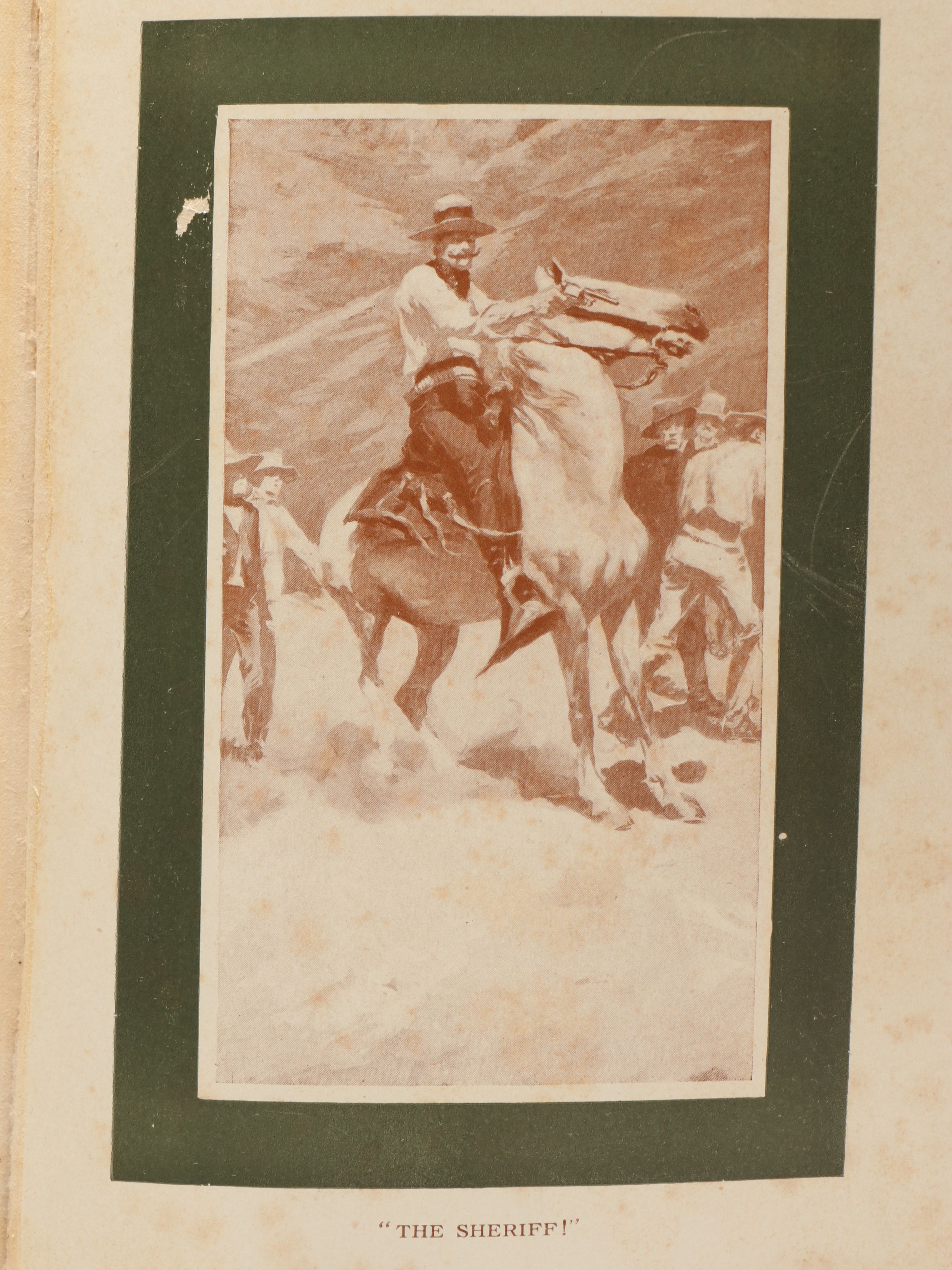 Illustrated "A Double Barrelled Detective Story" by Mark Twain, 1902