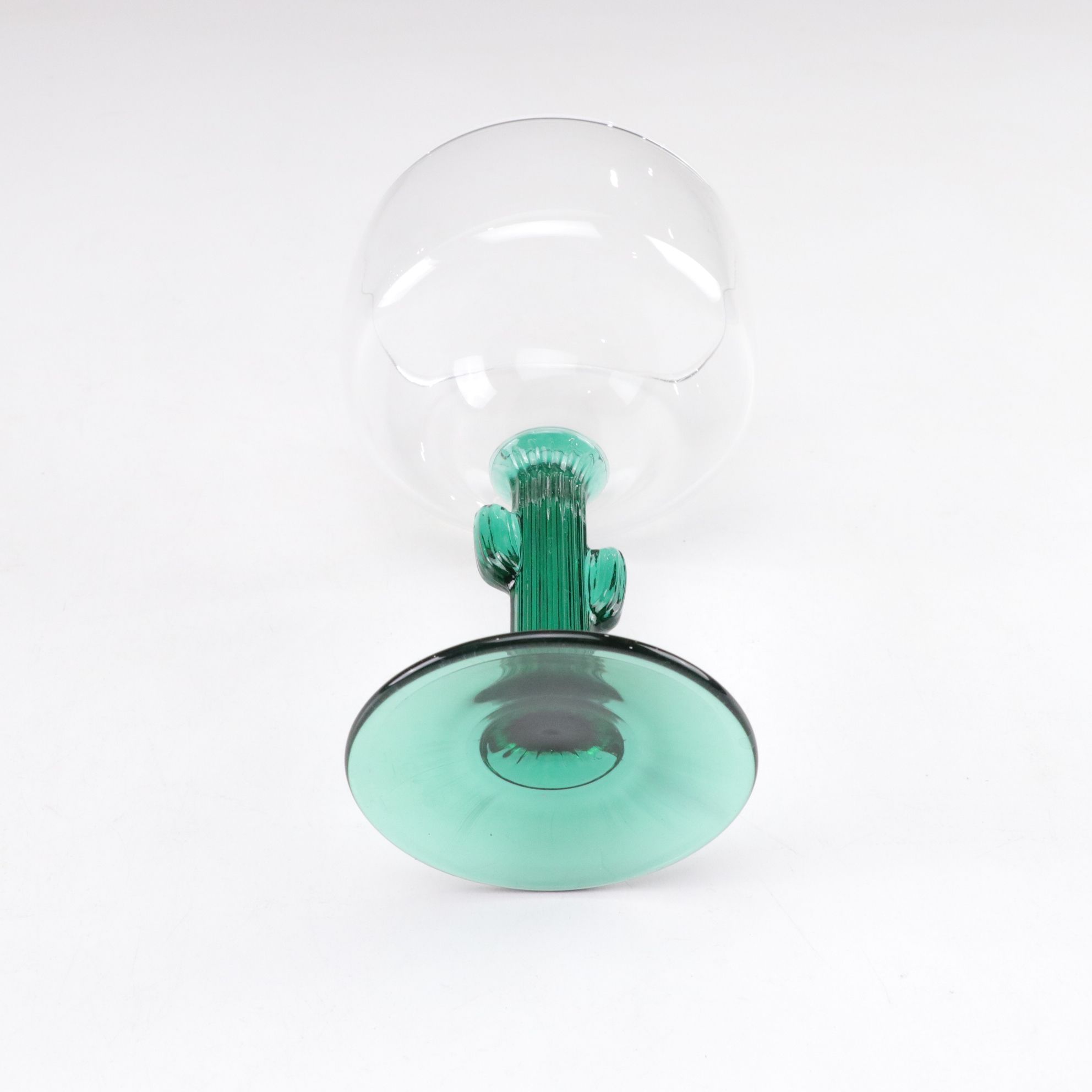 Lillian Vernon Fish Pitcher and Candlestick with Libbey Cactus Margarita Glasses