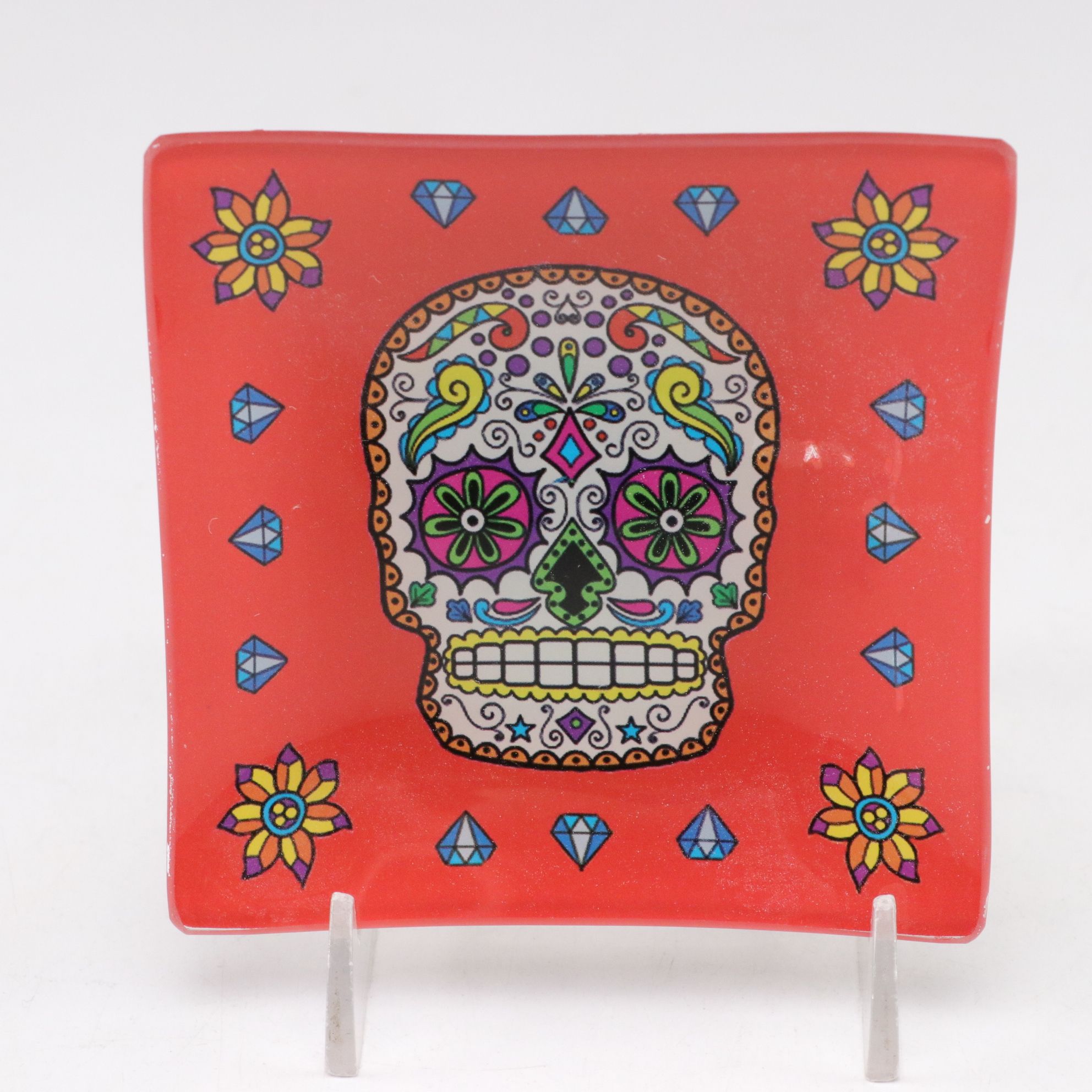 Lillian Vernon Fish Pitcher and Candlestick with Libbey Cactus Margarita Glasses