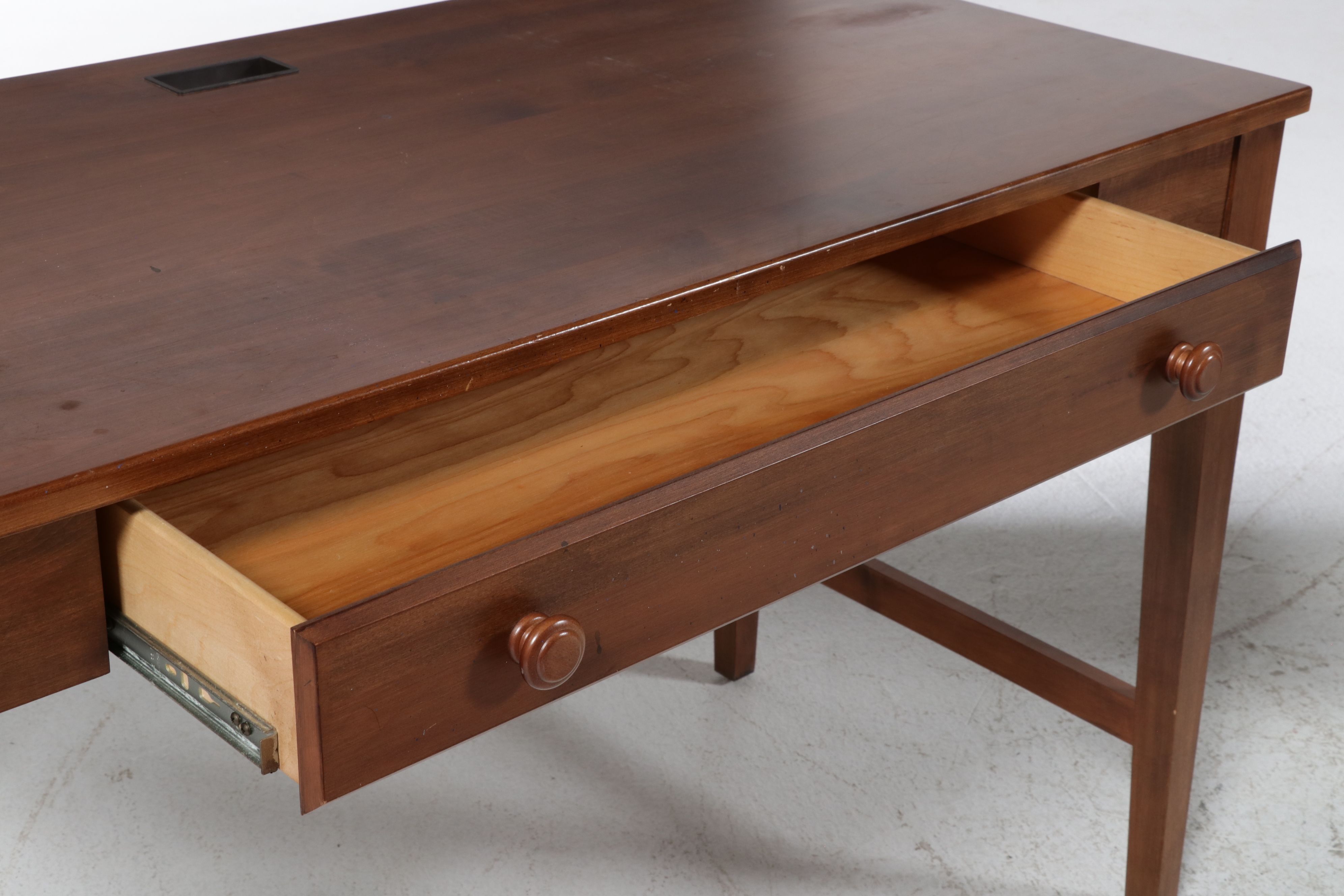 Ethan Allen Three-Piece Home Office Suite Including Desk with Hutch and More