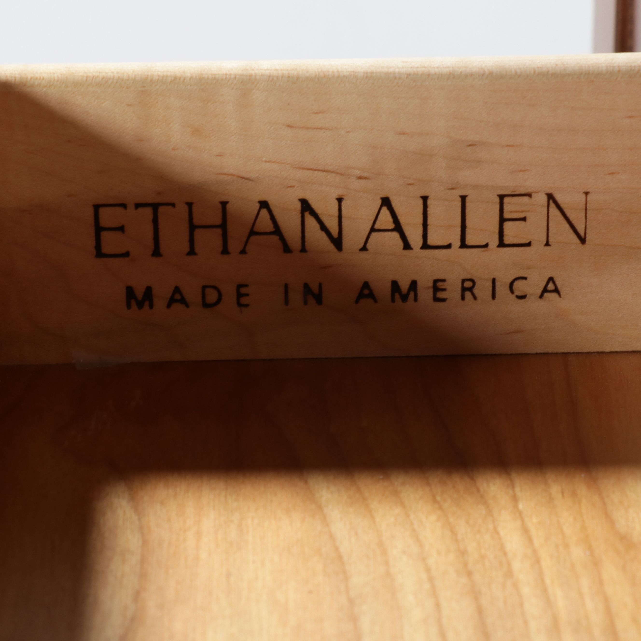 Ethan Allen Three-Piece Home Office Suite Including Desk with Hutch and More