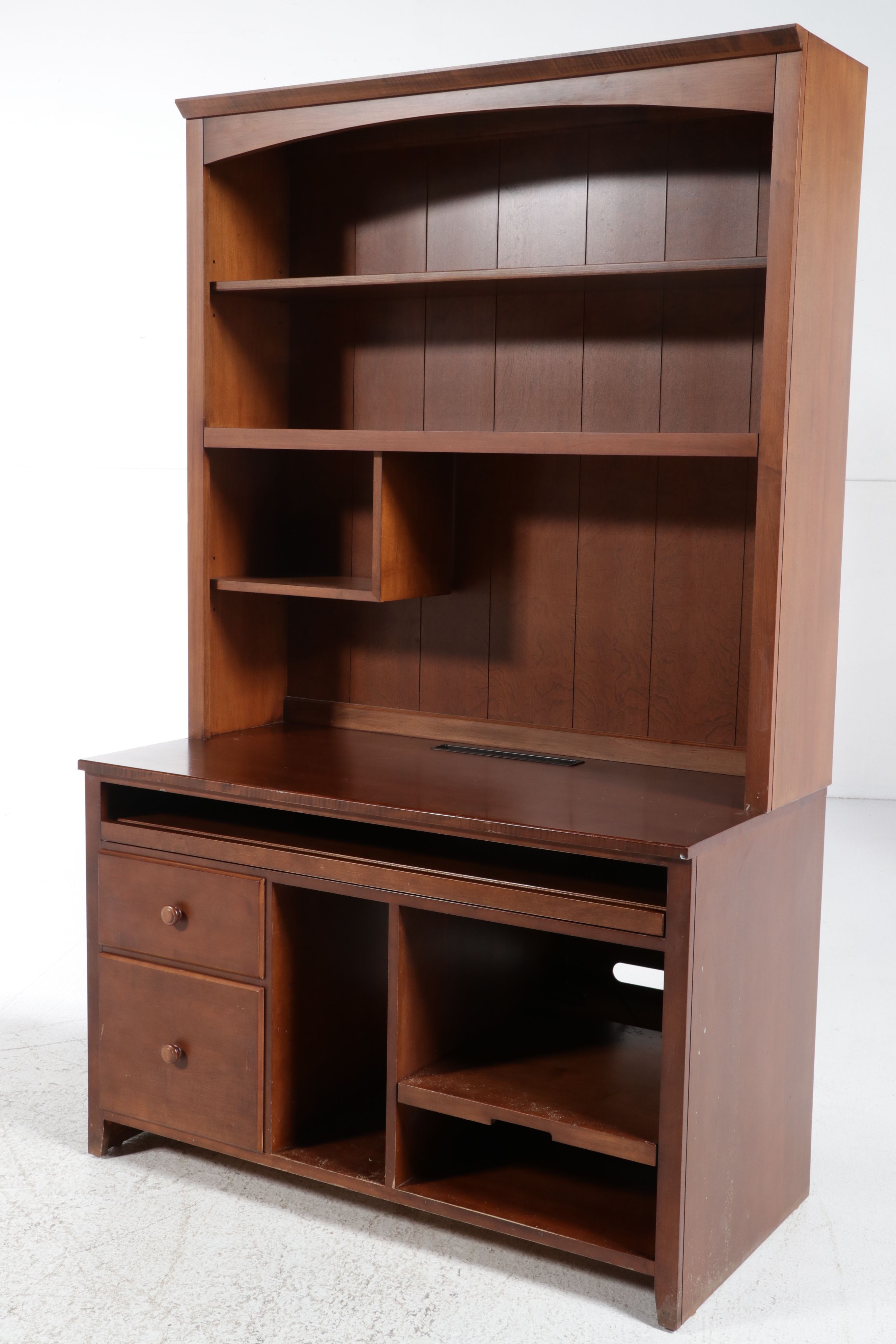 Ethan Allen Three-Piece Home Office Suite Including Desk with Hutch and More