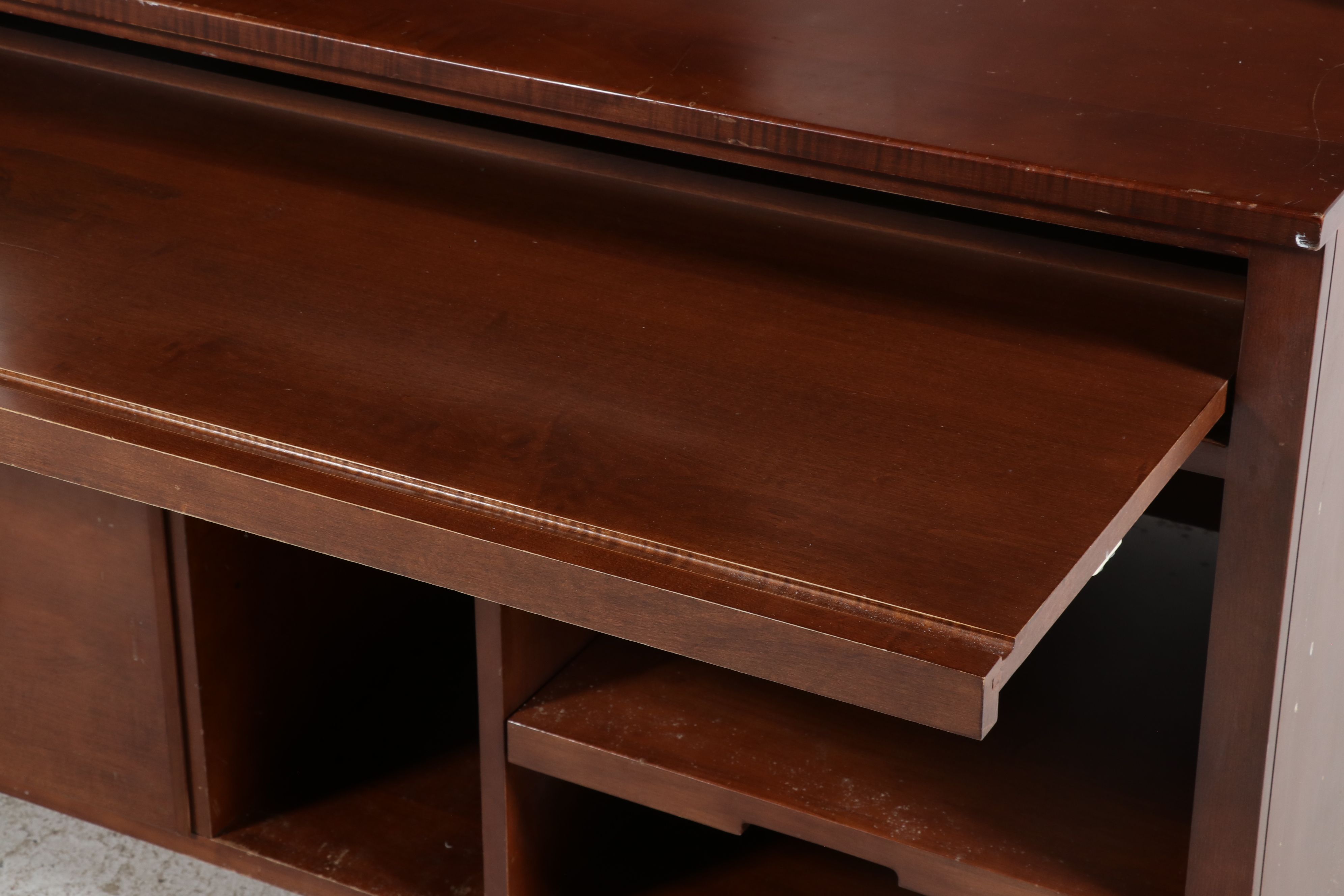 Ethan Allen Three-Piece Home Office Suite Including Desk with Hutch and More