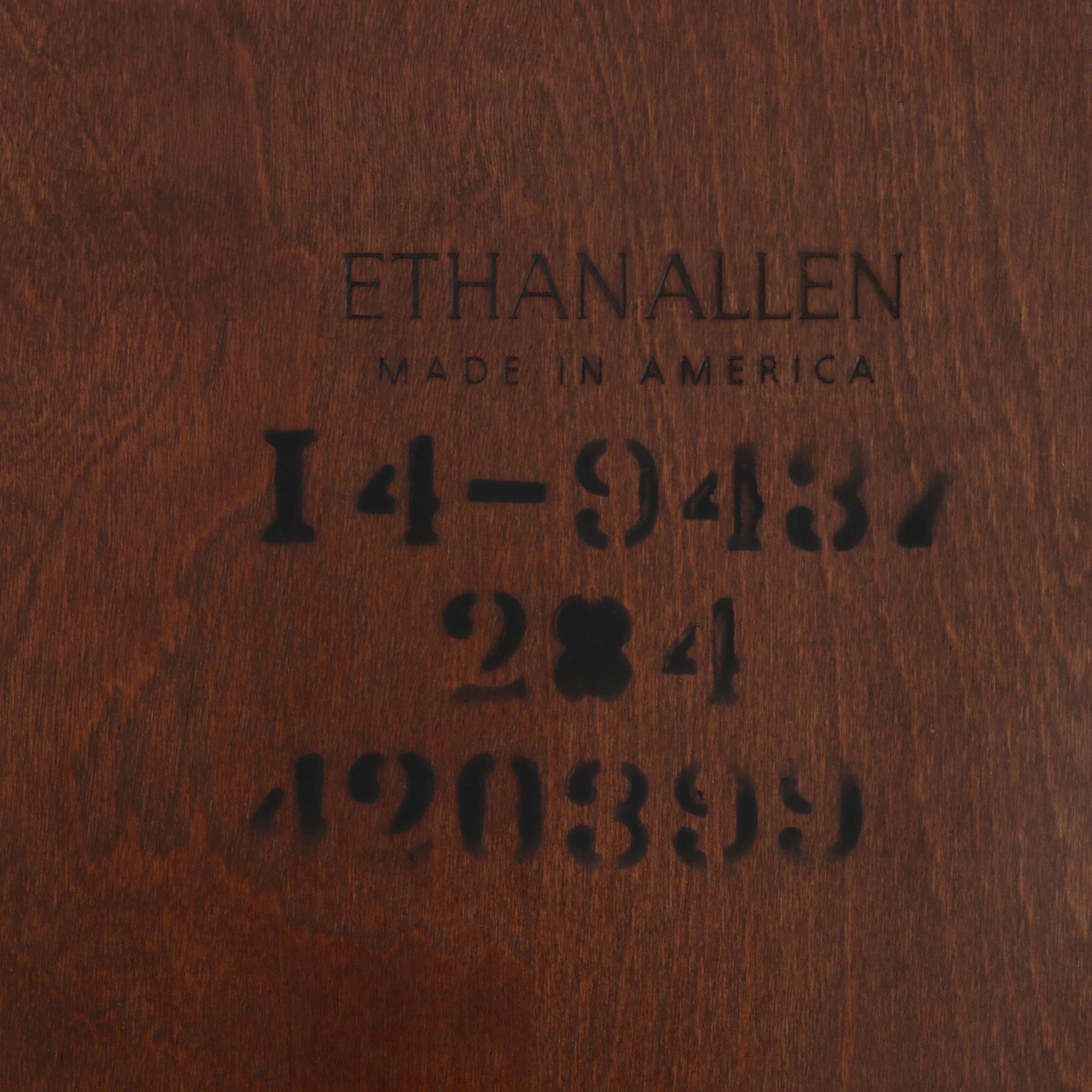 Ethan Allen Three-Piece Home Office Suite Including Desk with Hutch and More