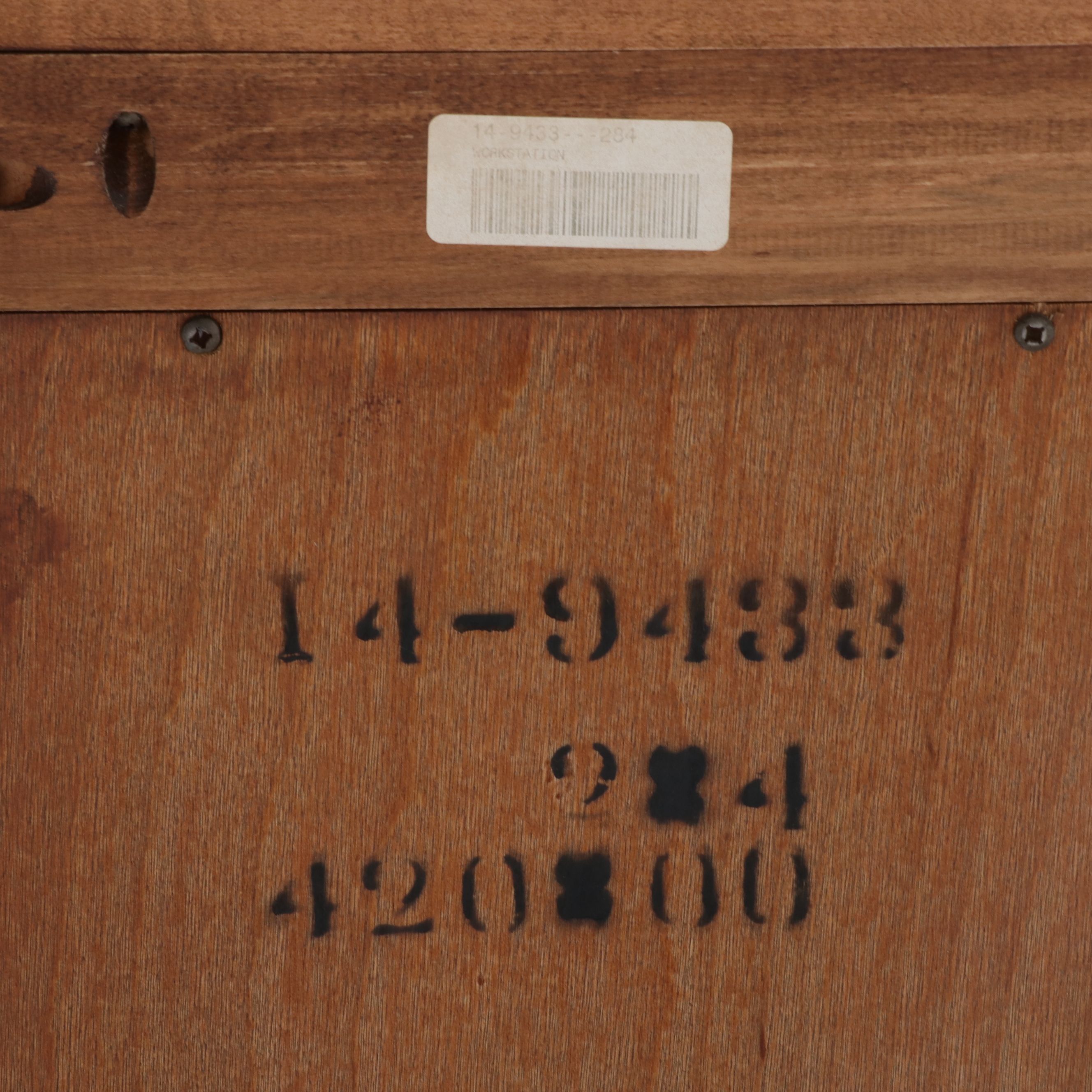 Ethan Allen Three-Piece Home Office Suite Including Desk with Hutch and More