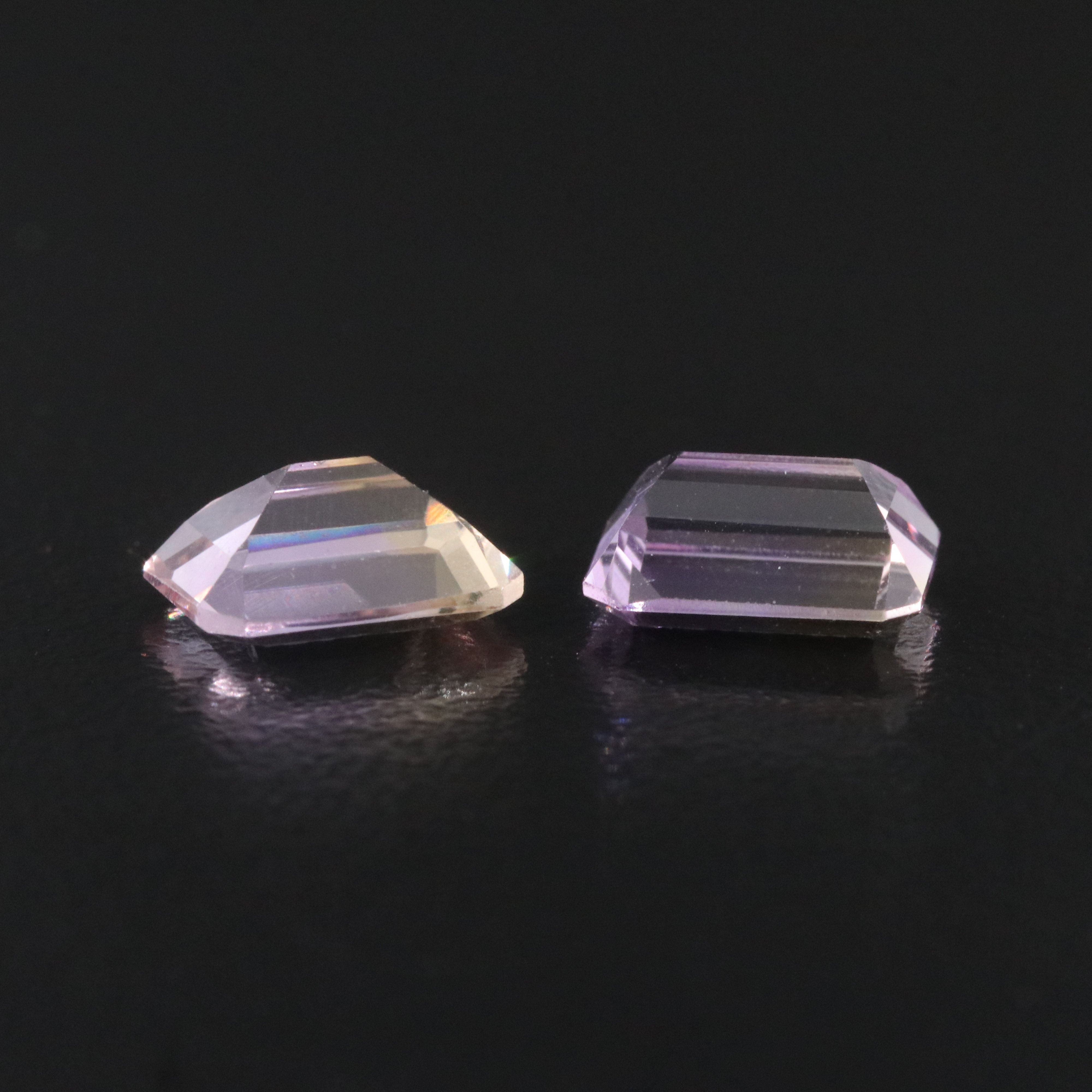 Loose 3.91 CTW Ametrine Pair