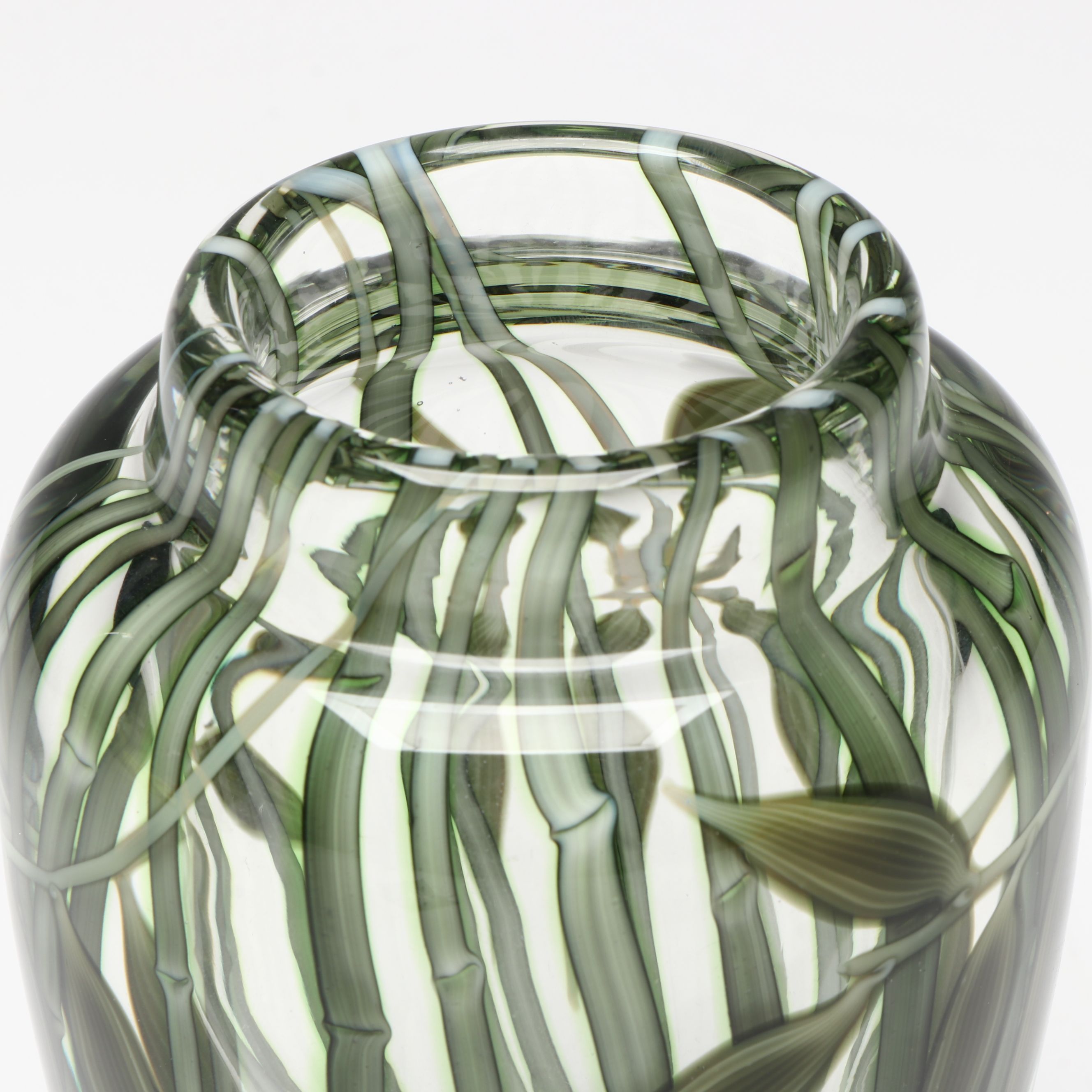 Bruce Sillars for Orient & Flume Bamboo Cased Glass Vase