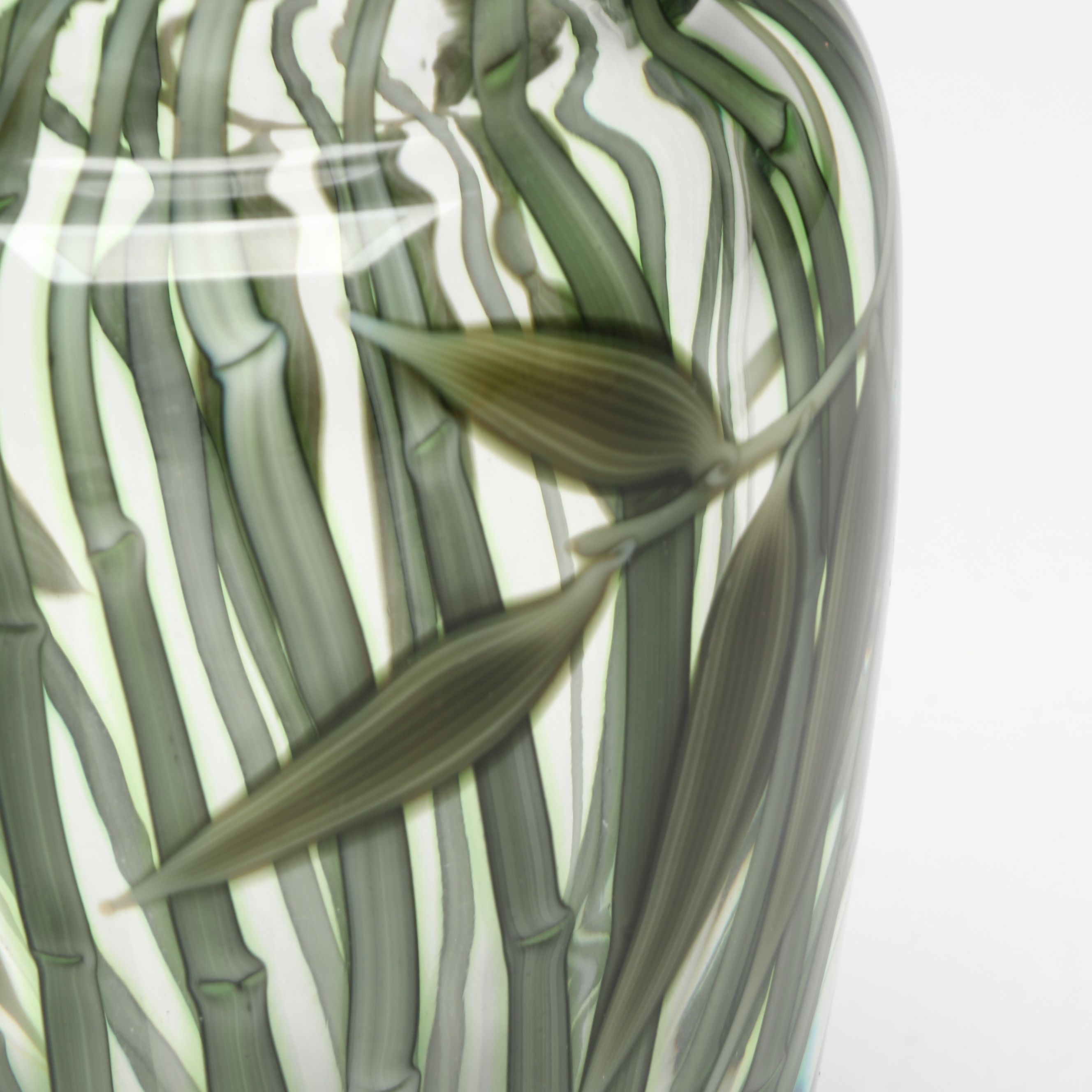 Bruce Sillars for Orient & Flume Bamboo Cased Glass Vase