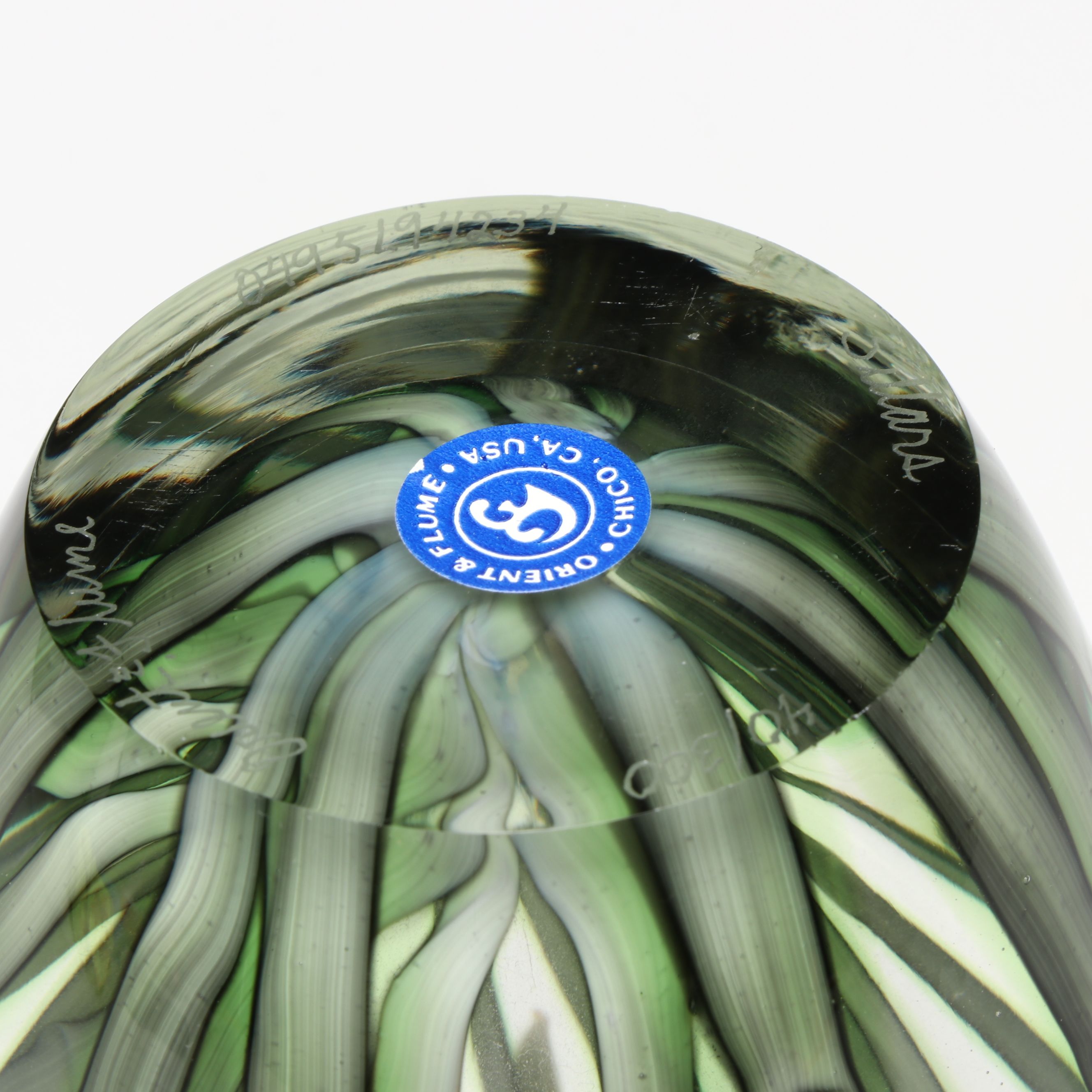 Bruce Sillars for Orient & Flume Bamboo Cased Glass Vase