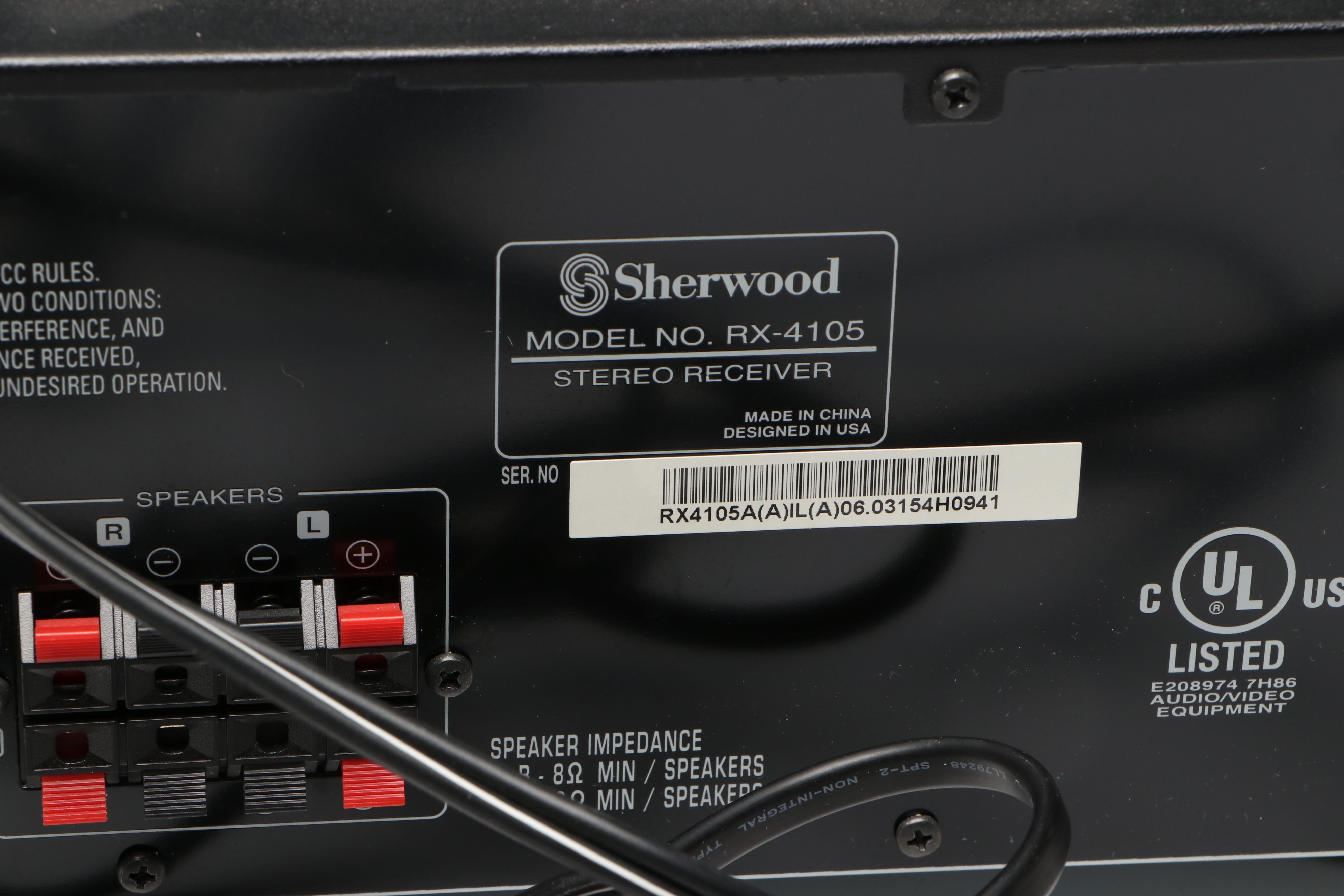 Sherwood RX-4195 Stereo Receiver and Pioneer PD-M403 CD Player