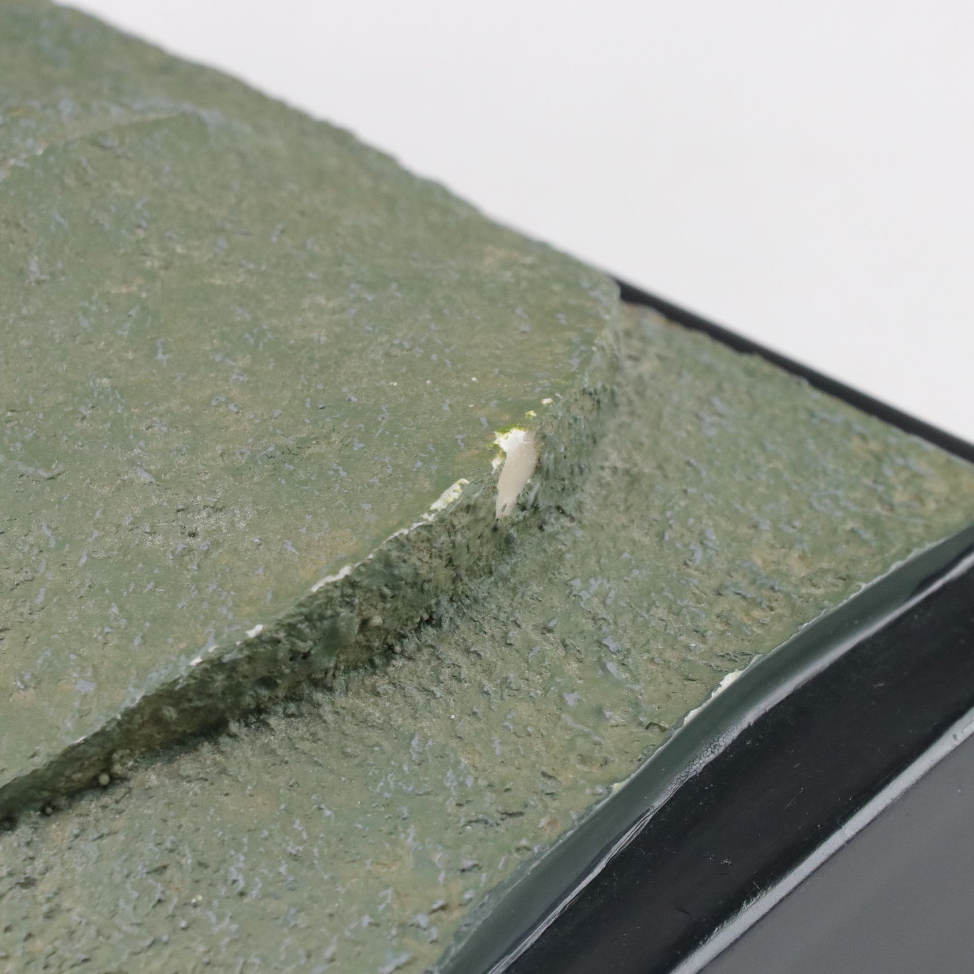 Easter Island Moai Head Tissue Box with Handcrafted Wood & Antler Mugs