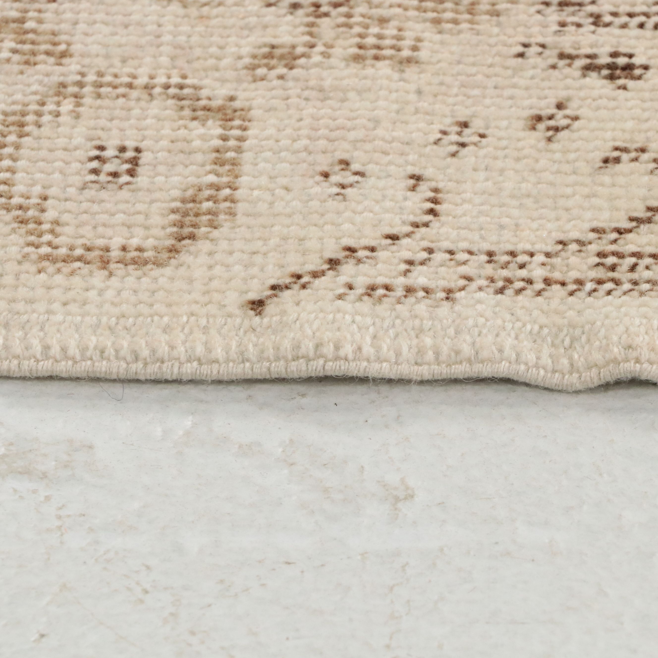 3'8 x 6'6 Hand-Knotted Turkish Oushak Area Rug