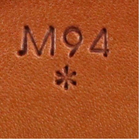 Celine Dome Handbag in Macadam Canvas with Leather Trim