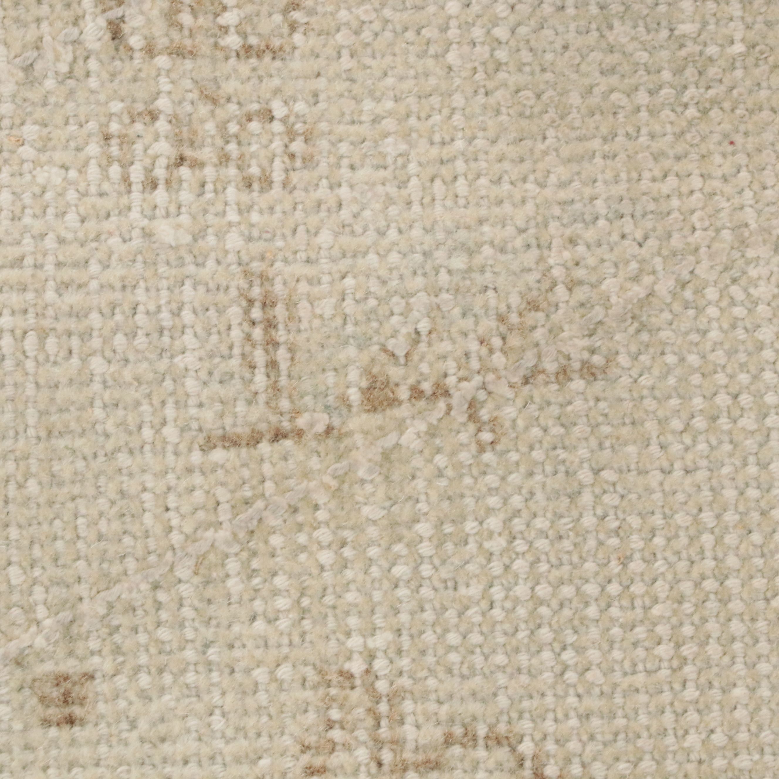 4' x 6'8 Hand-Knotted Turkish Oushak Area Rug