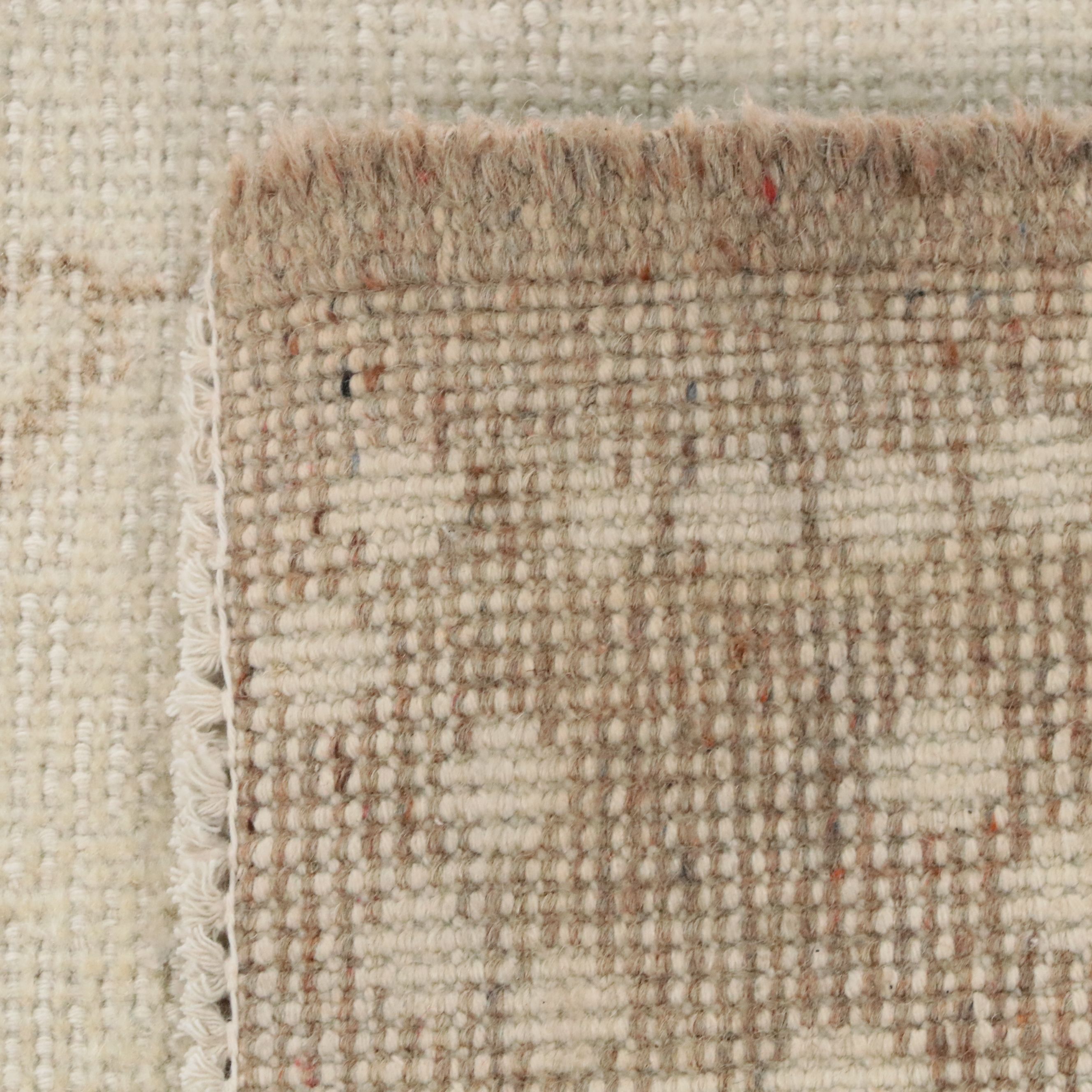 4' x 6'8 Hand-Knotted Turkish Oushak Area Rug