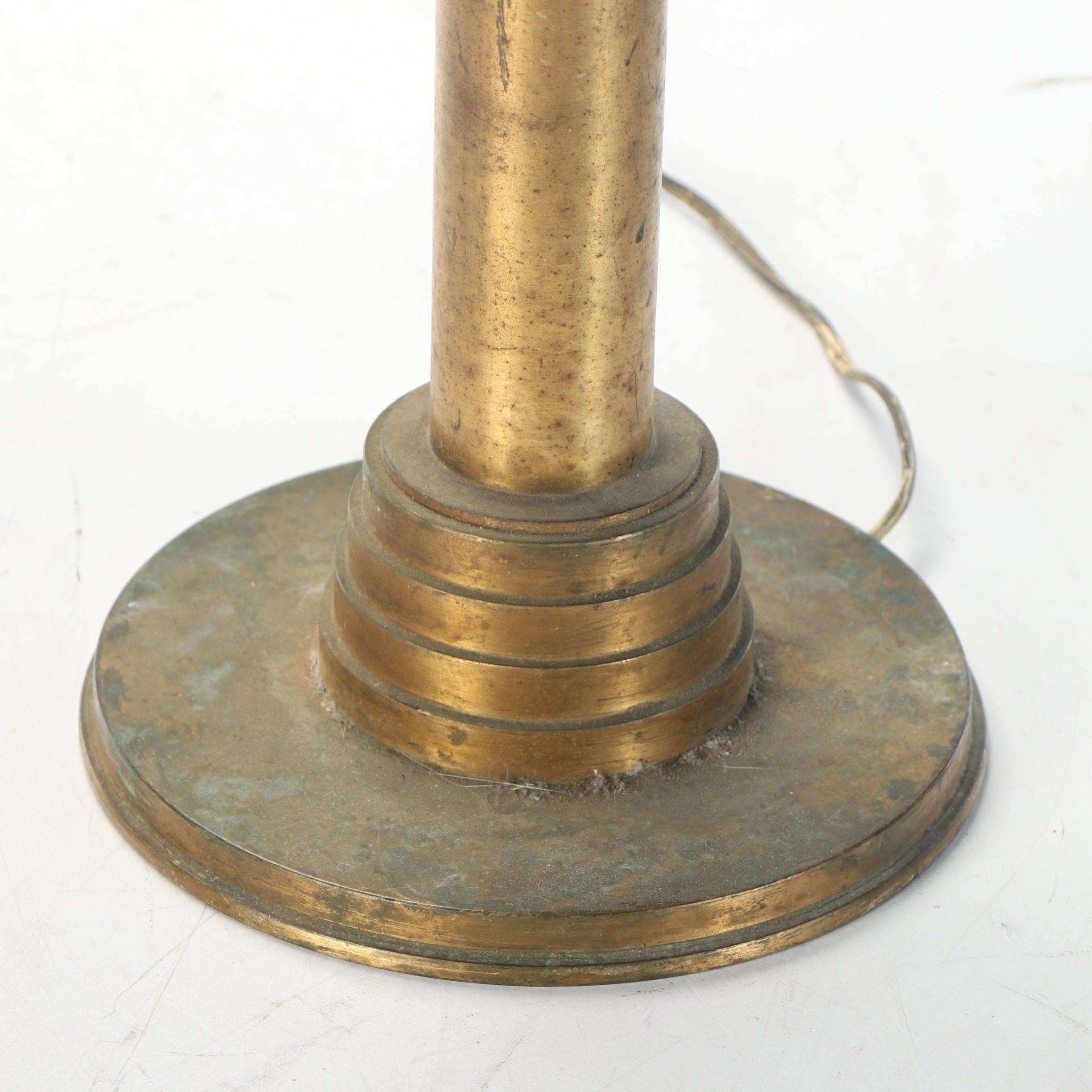 Vintage General Electric Brass Nautical Floor Clock