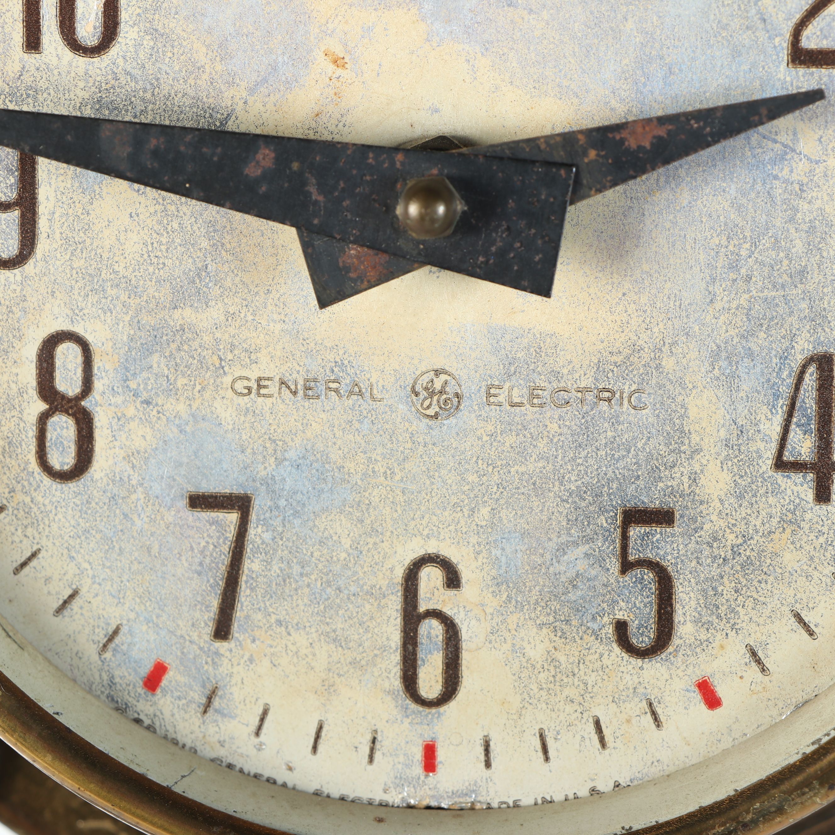 Vintage General Electric Brass Nautical Floor Clock