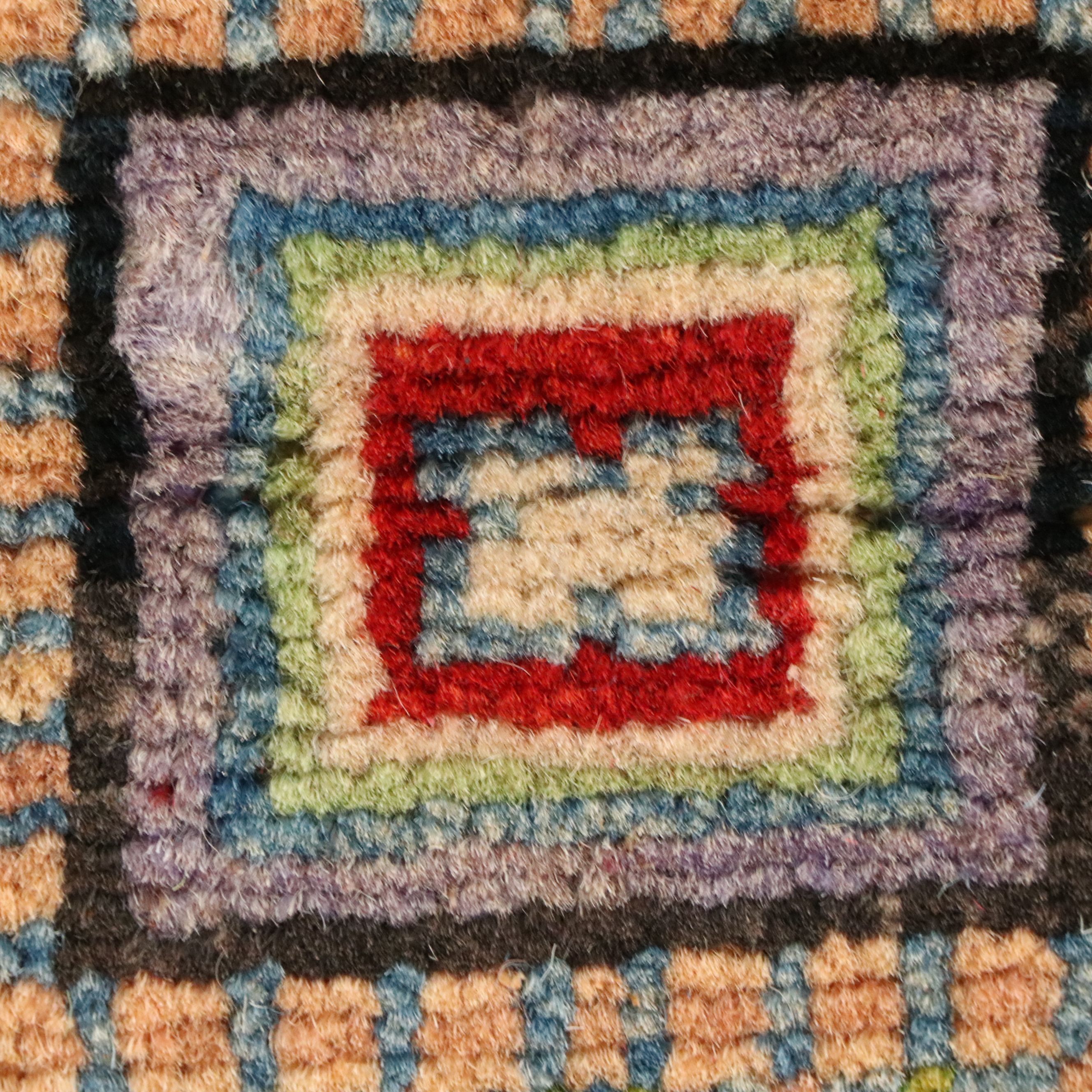 5'2 x 7'1 Hand-Knotted Afghan Kazak Area Rug