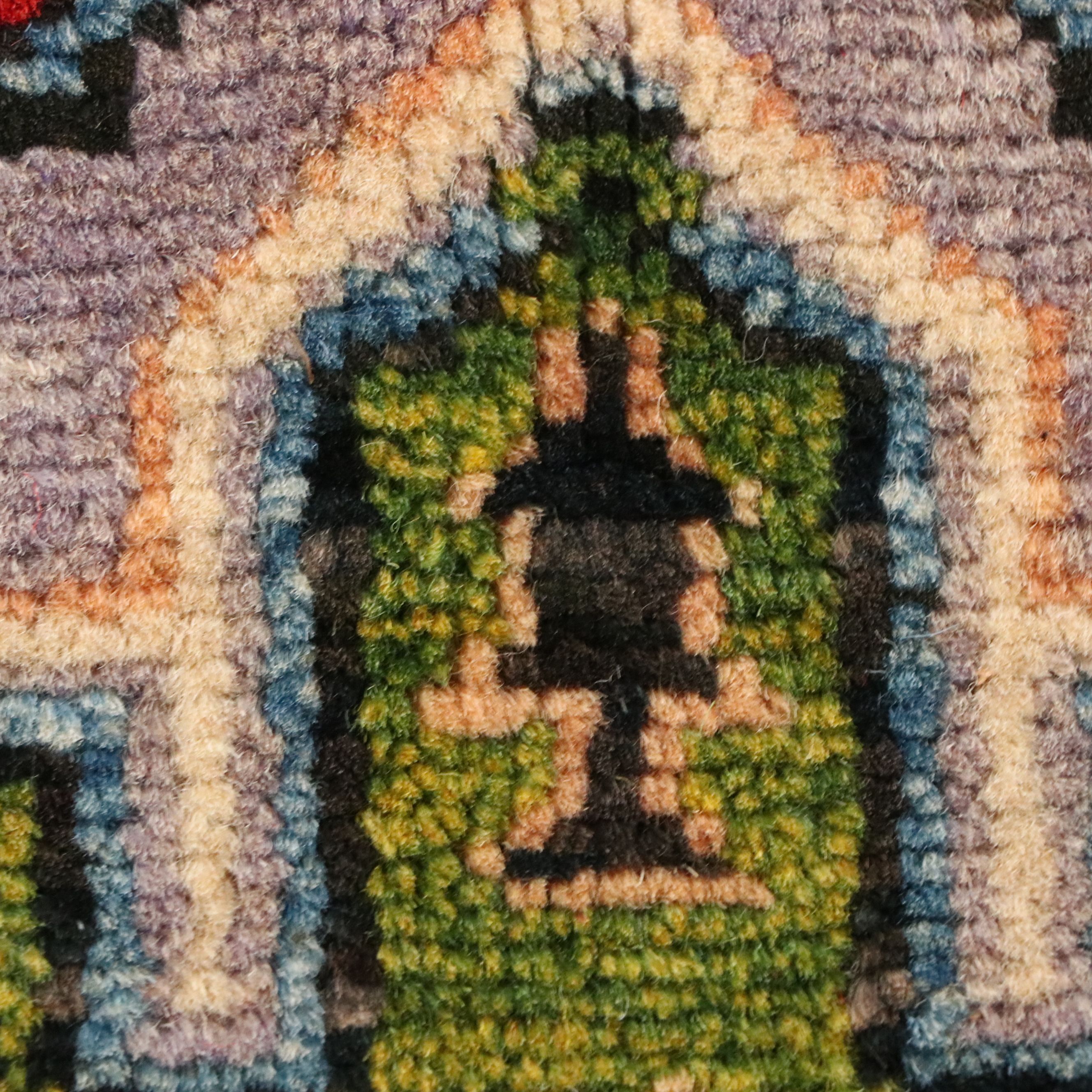 5'2 x 7'1 Hand-Knotted Afghan Kazak Area Rug