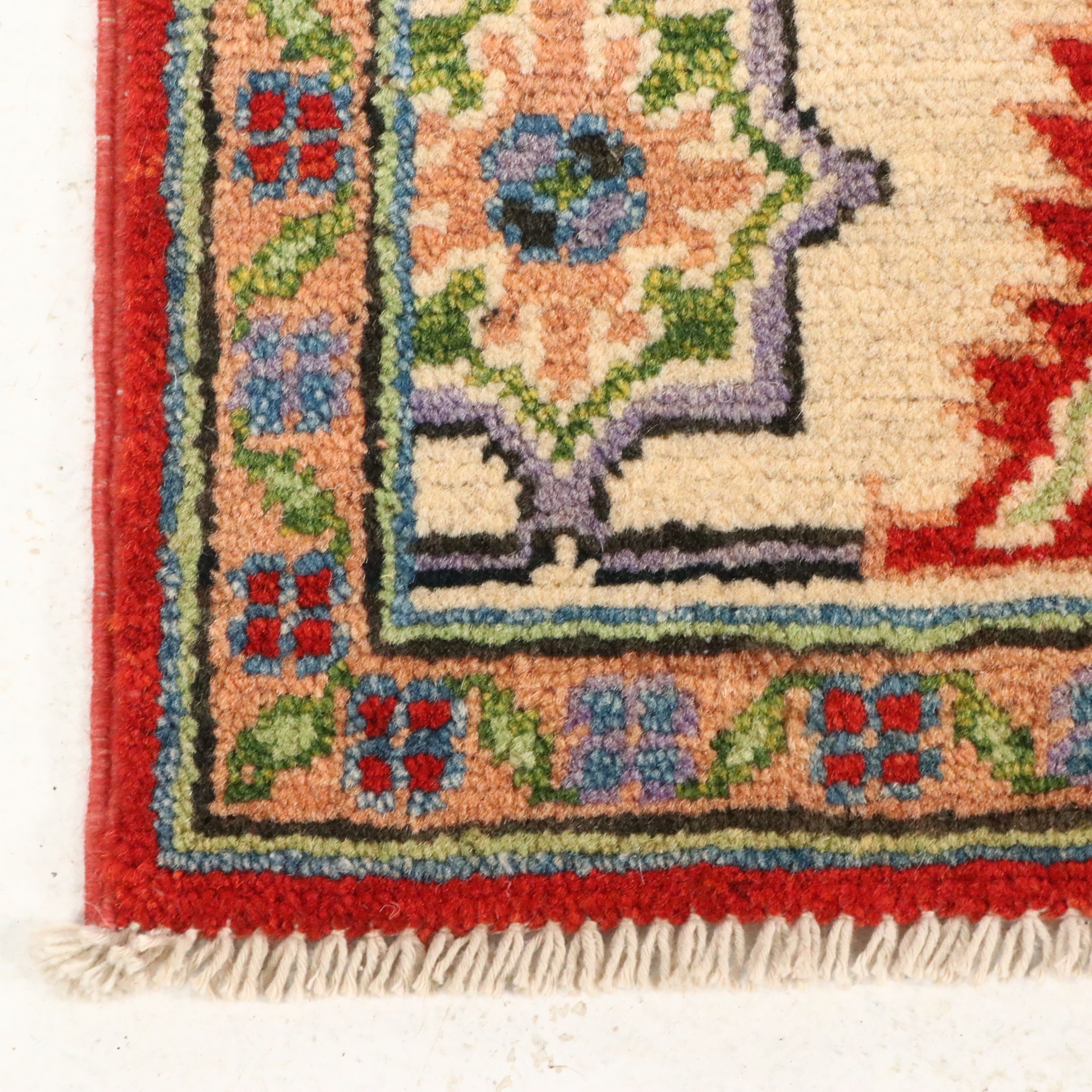 5'2 x 7'1 Hand-Knotted Afghan Kazak Area Rug