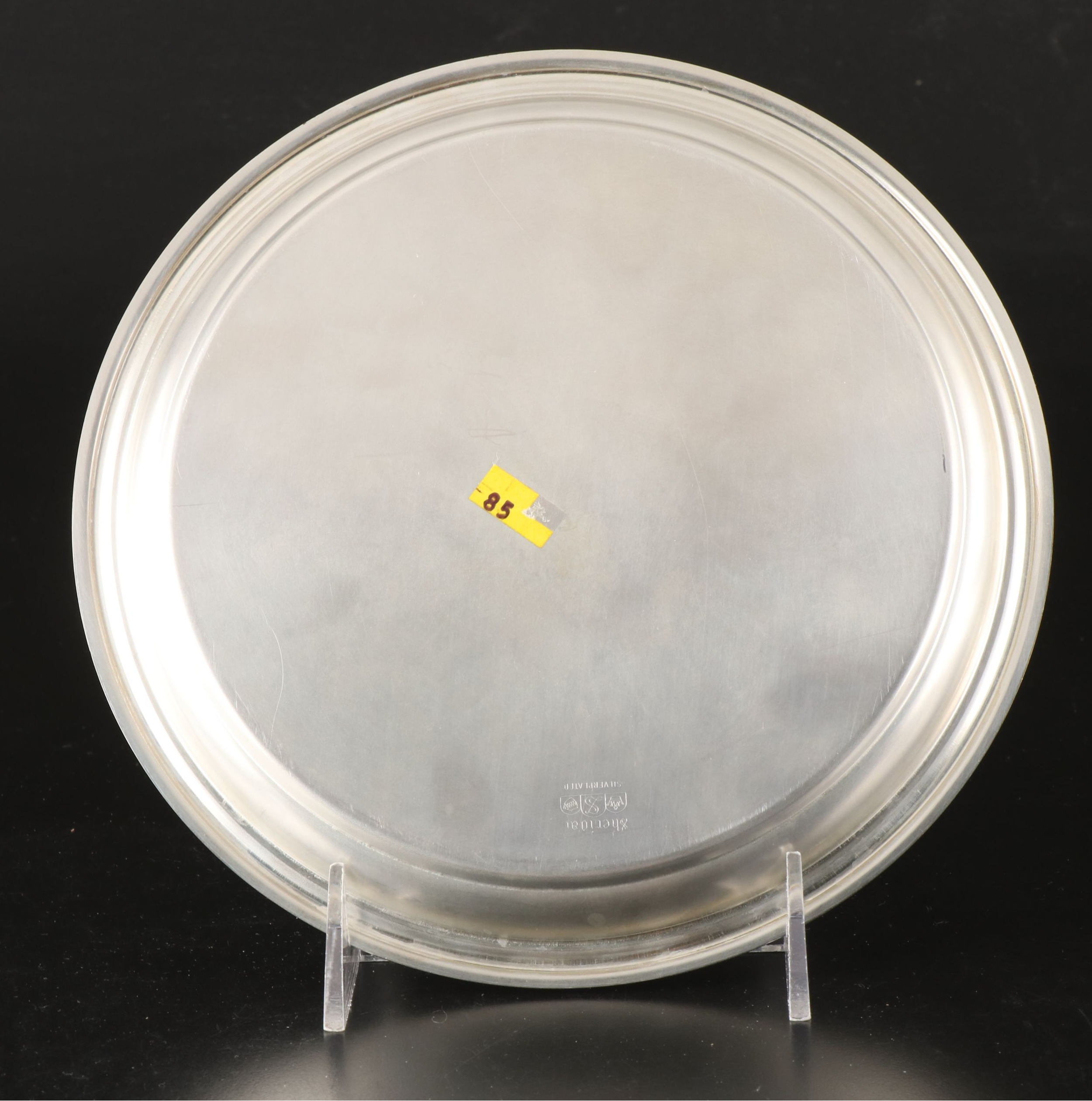 Reed & Barton Silver Plate Console Bowl with Sheridan and Other Serveware