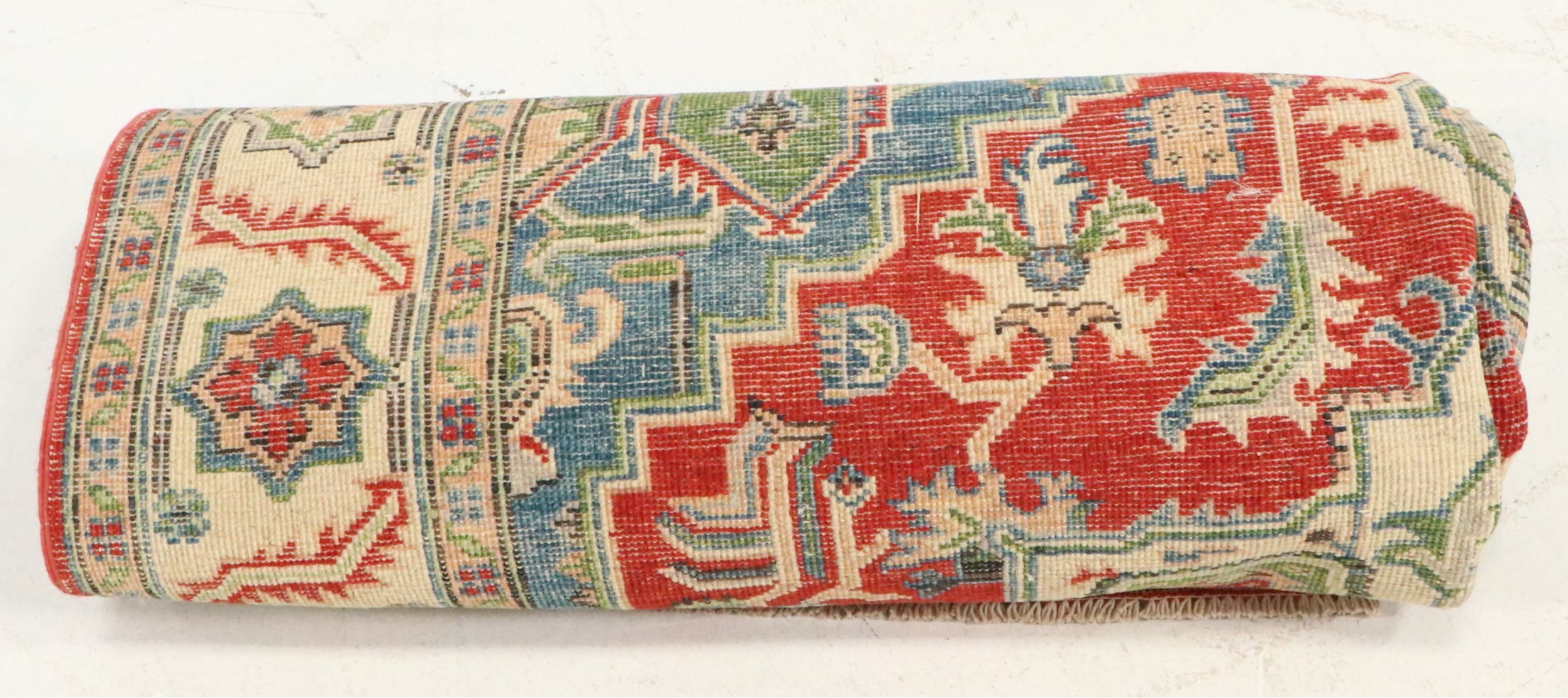 5'2 x 7'1 Hand-Knotted Afghan Kazak Area Rug