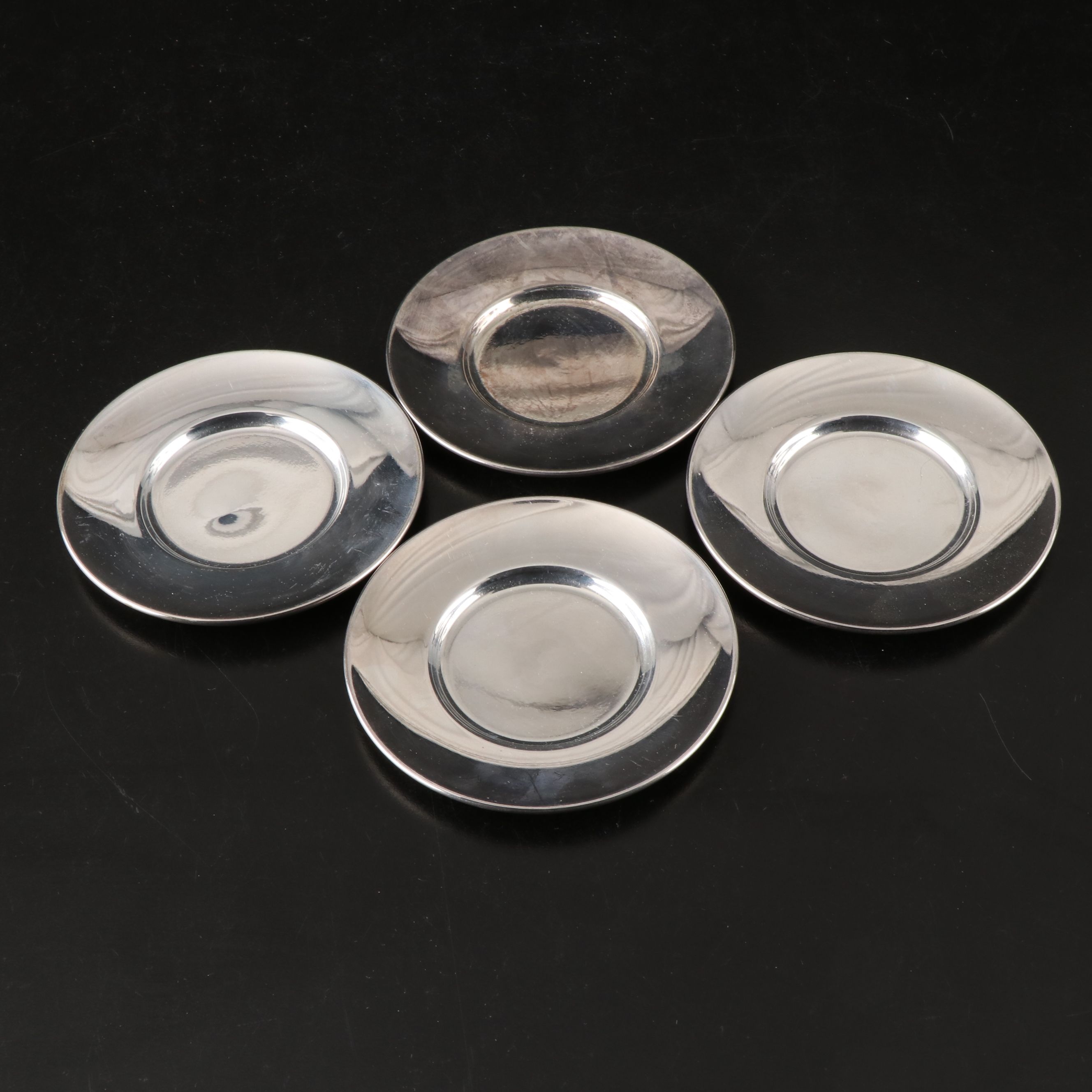 Reed & Barton Silver Plate Console Bowl with Sheridan and Other Serveware