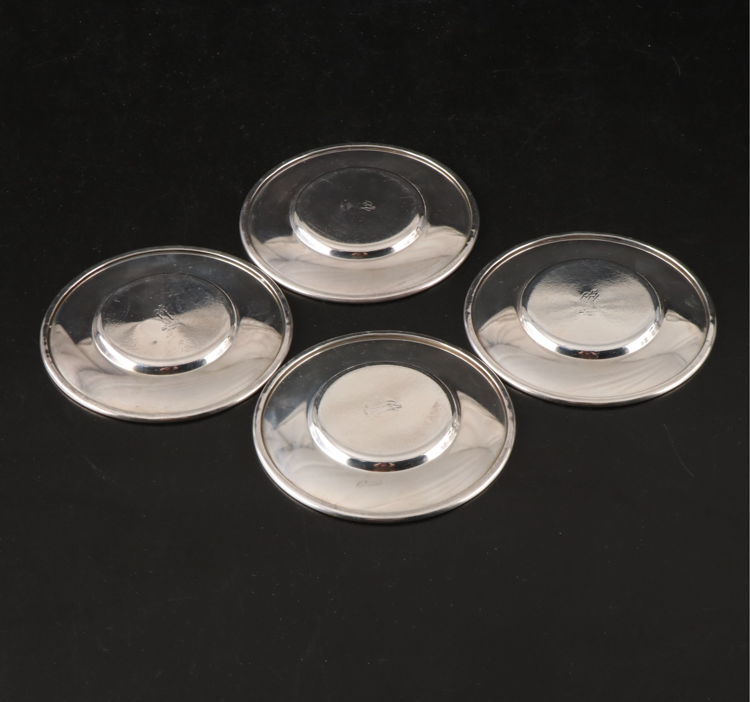 Reed & Barton Silver Plate Console Bowl with Sheridan and Other Serveware