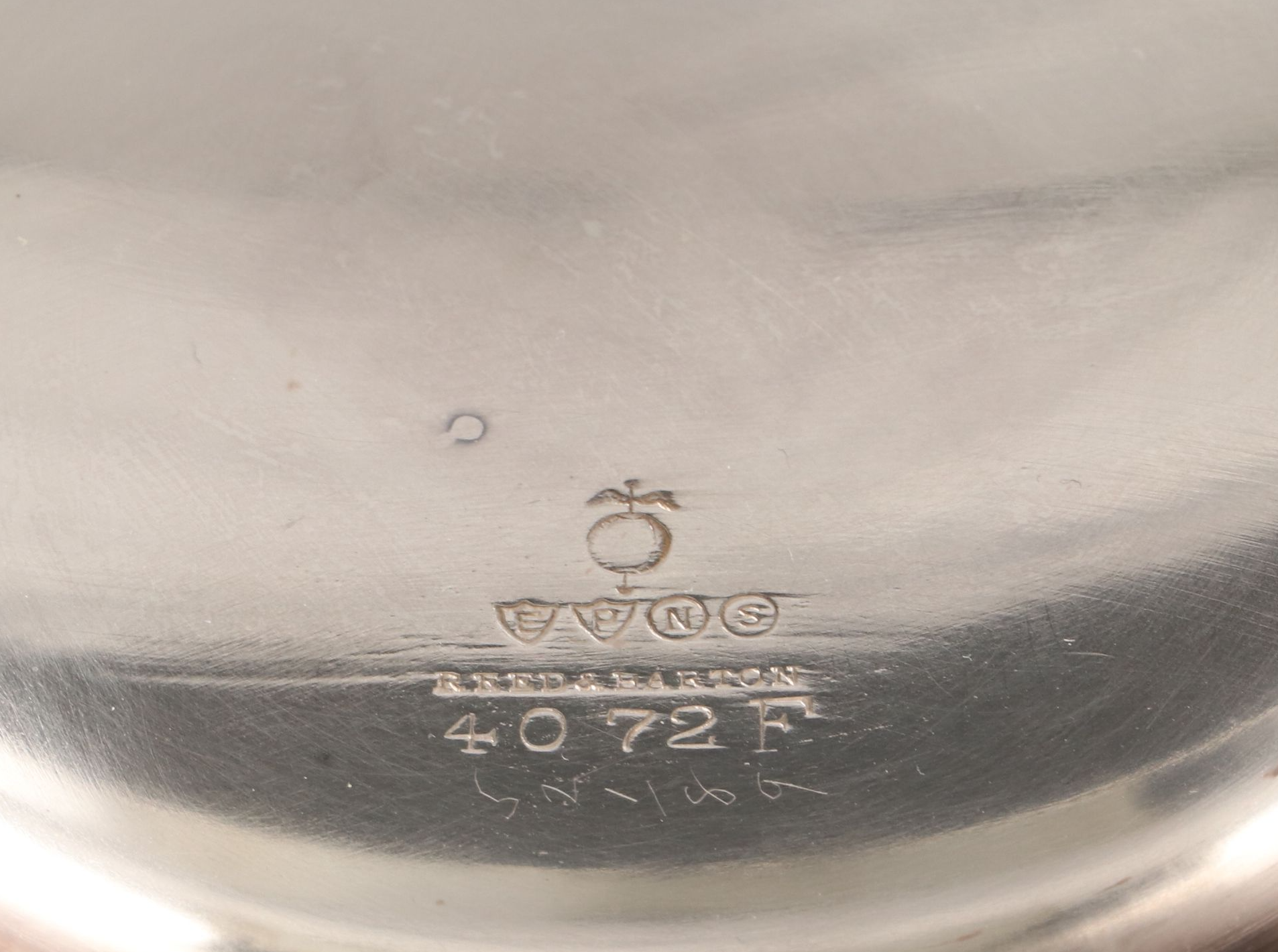 Reed & Barton Silver Plate Console Bowl with Sheridan and Other Serveware