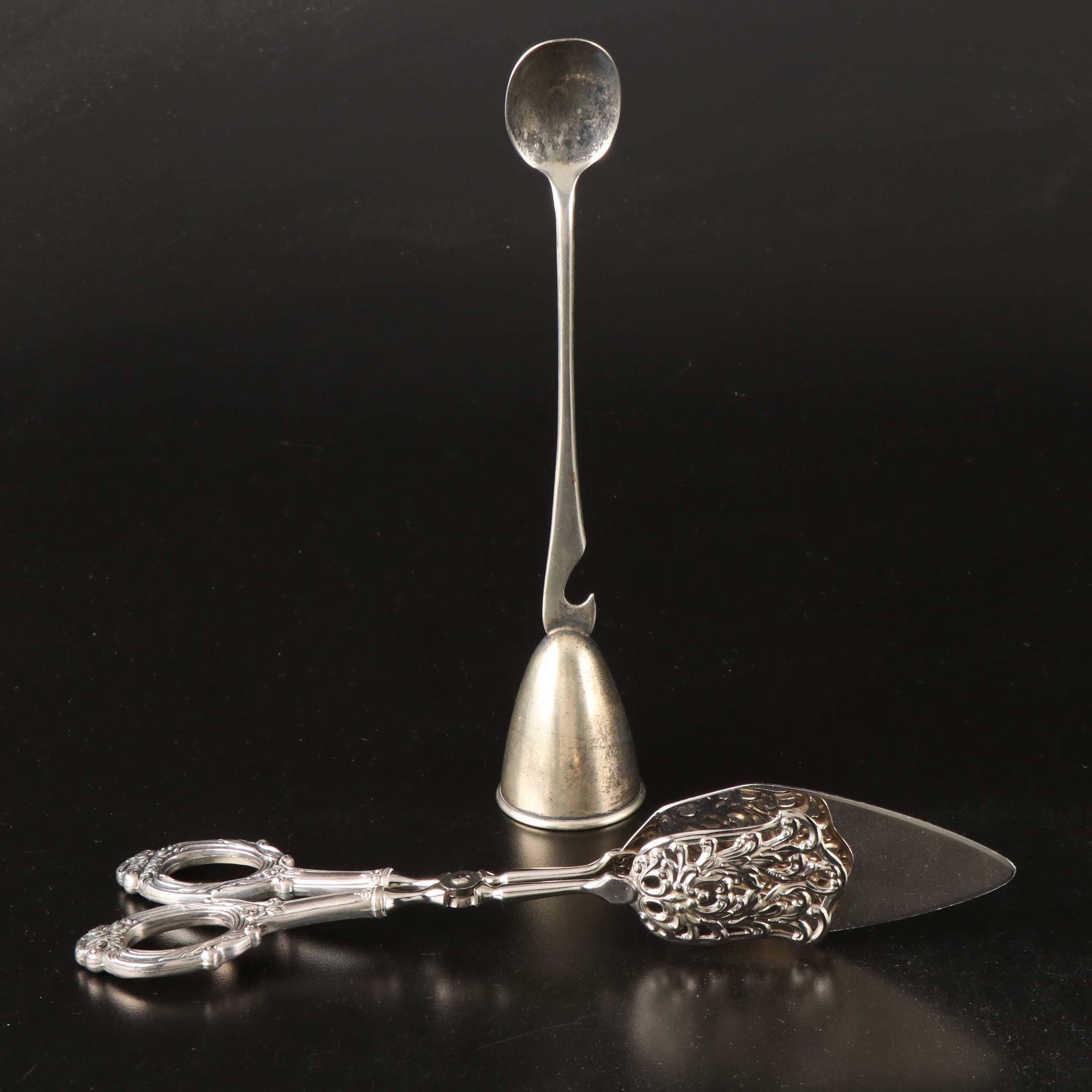 Reed & Barton Silver Plate Console Bowl with Sheridan and Other Serveware