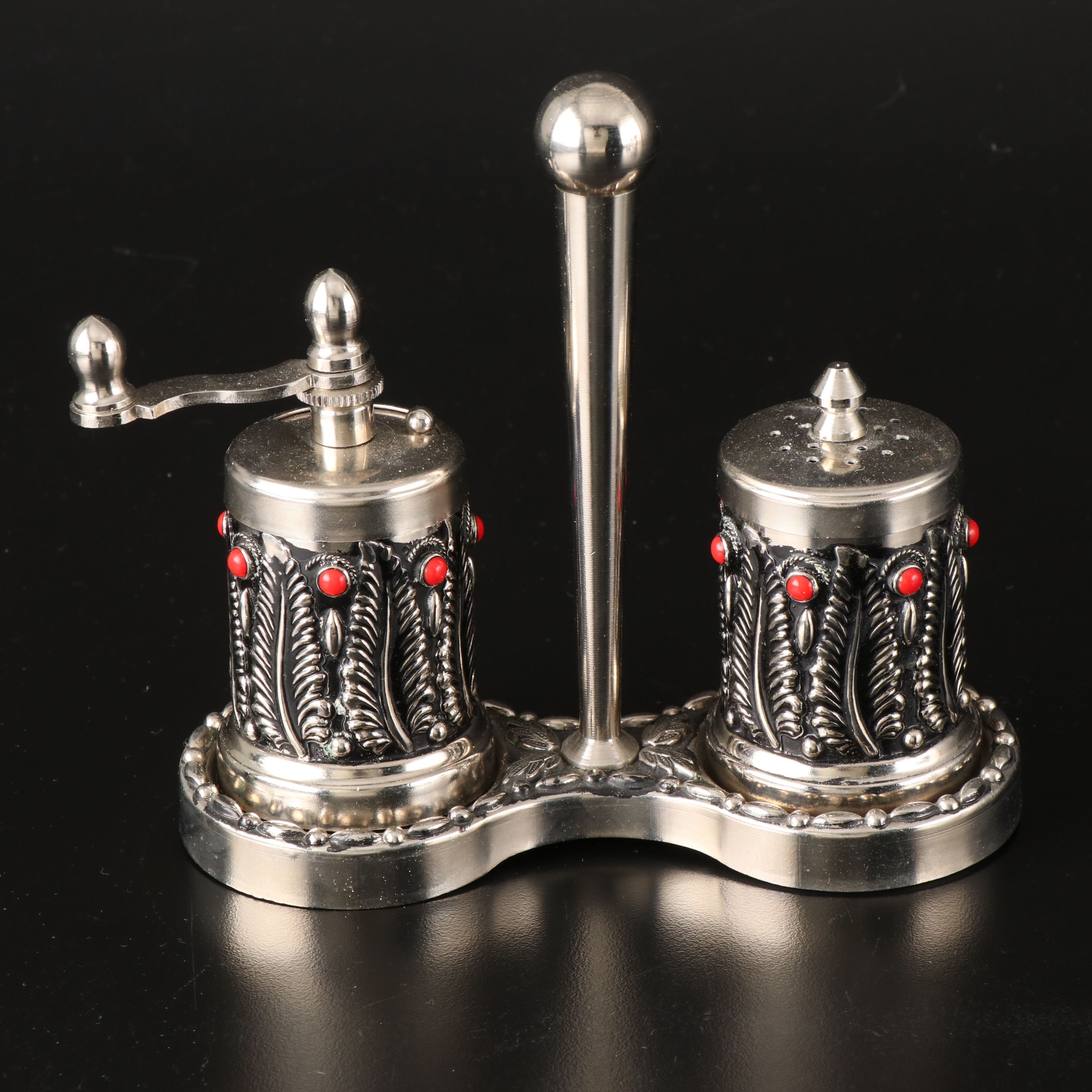 Reed & Barton Silver Plate Console Bowl with Sheridan and Other Serveware