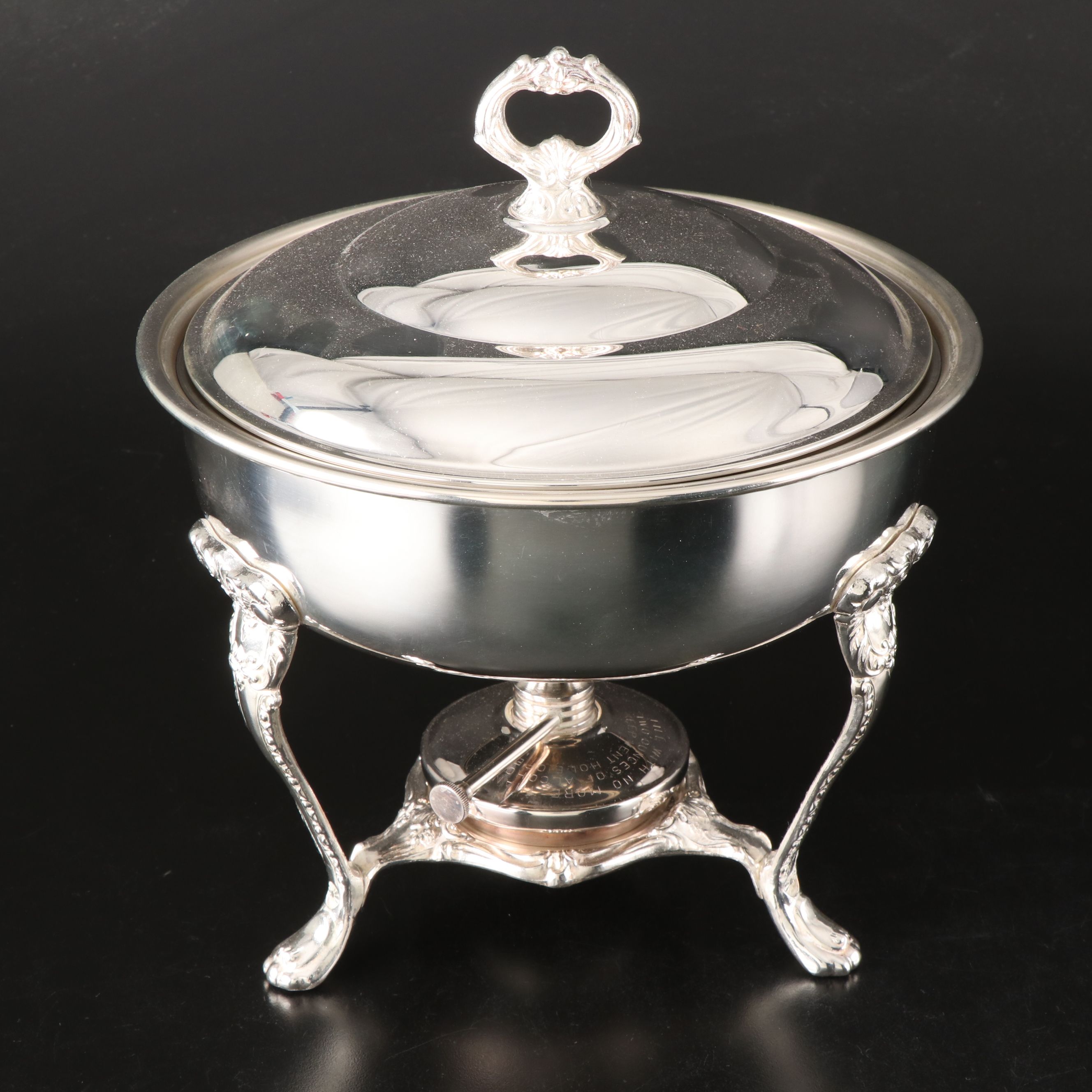 Reed & Barton Silver Plate Console Bowl with Sheridan and Other Serveware