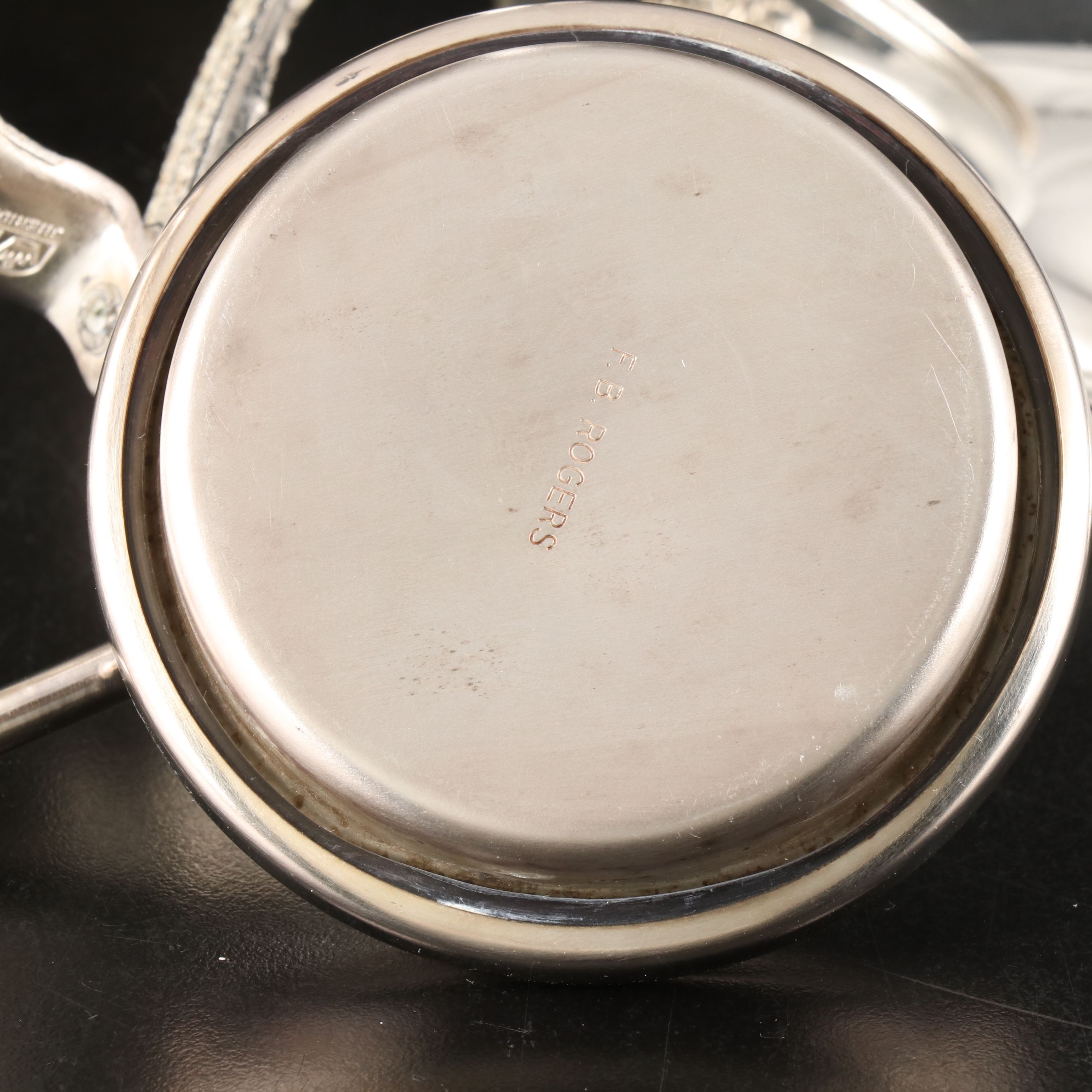 Reed & Barton Silver Plate Console Bowl with Sheridan and Other Serveware