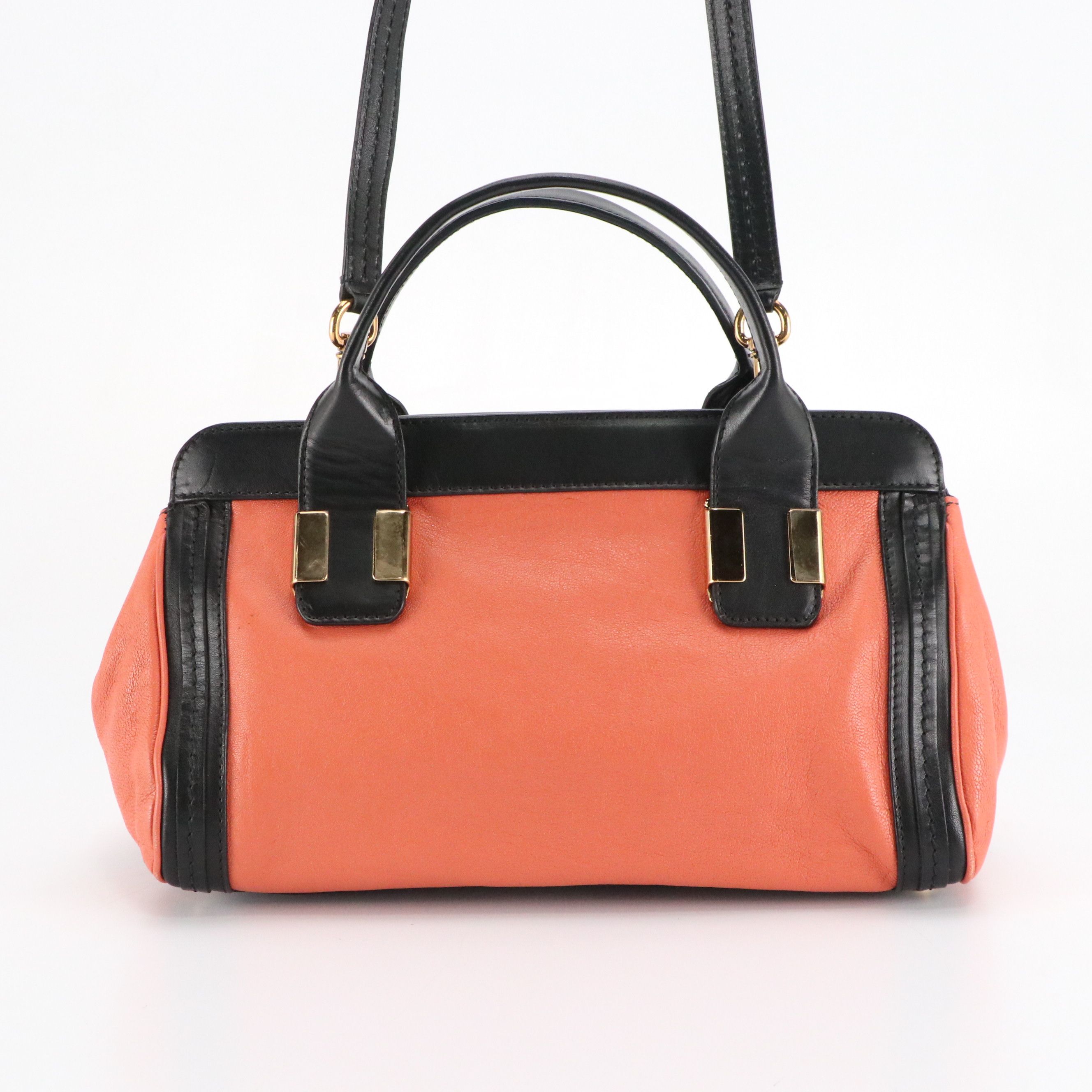 Chloé Bicolor Leather Alice Two-Way Bag