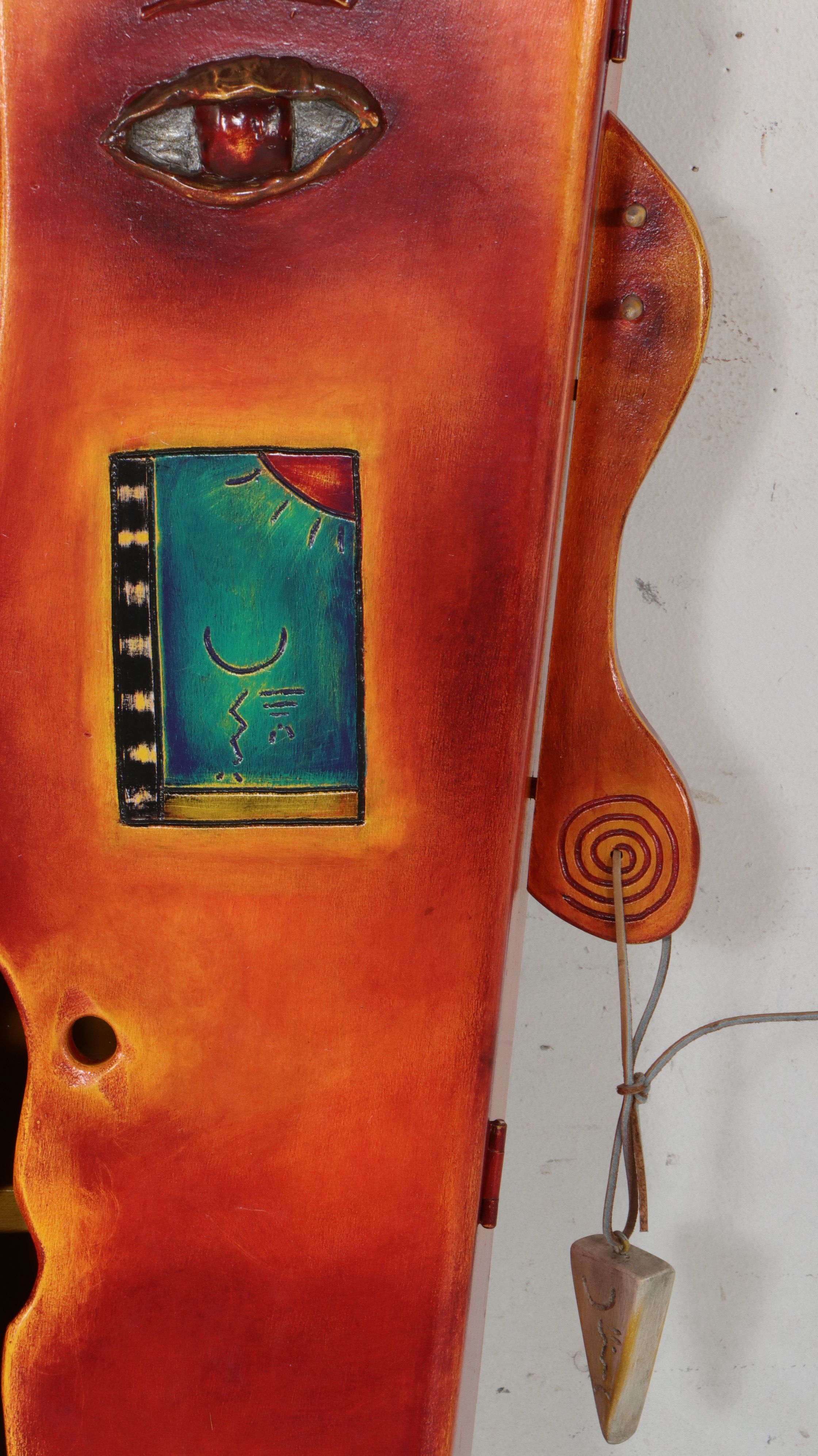 Avner Zabari "Face" Anthropomorphic Wall Cabinet, Late 20th Century