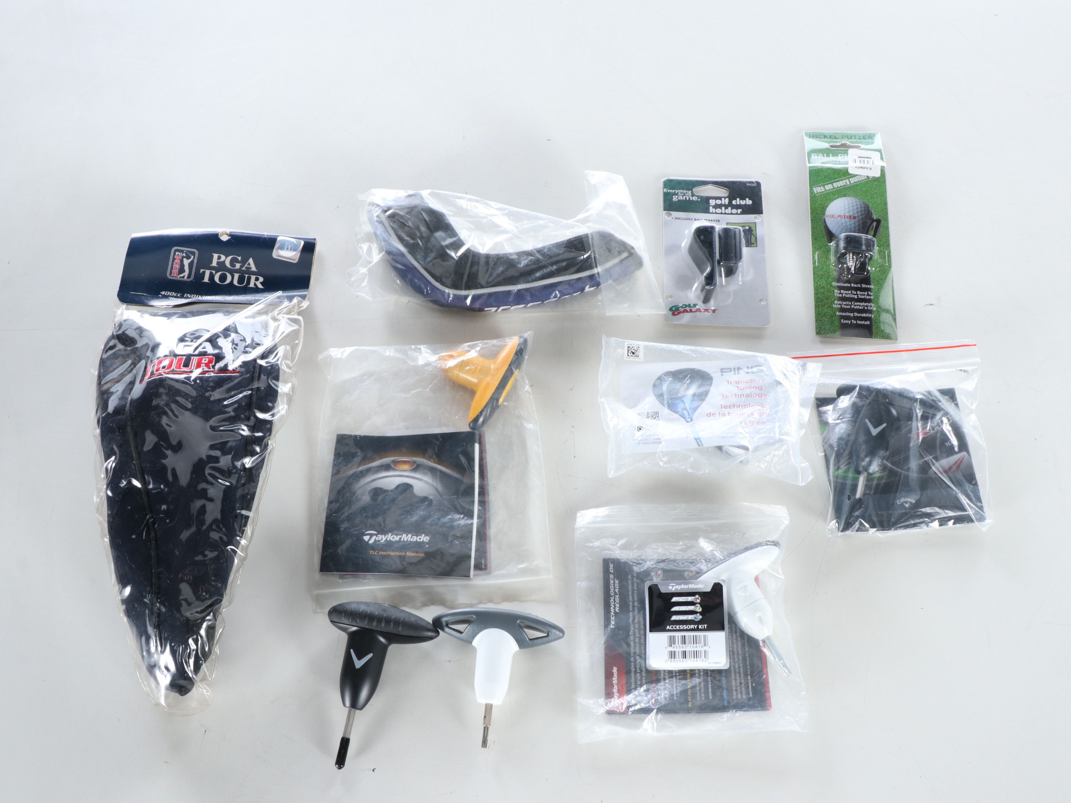 Golf Balls, Headcovers, Masters Hat, and Other Golf Equipment