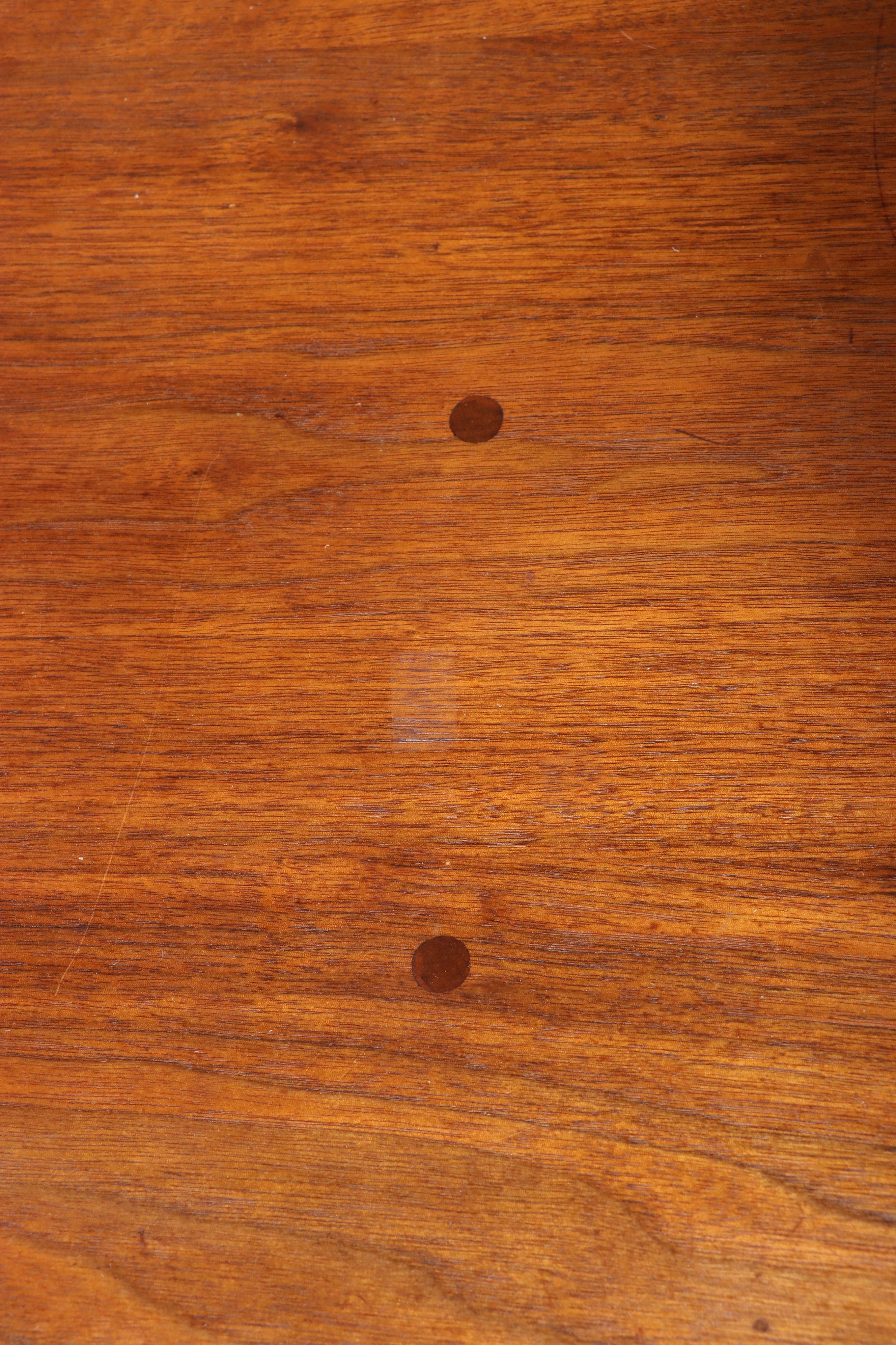 Gino Russo Handcrafted Mid Century Modern Style Walnut Media Console