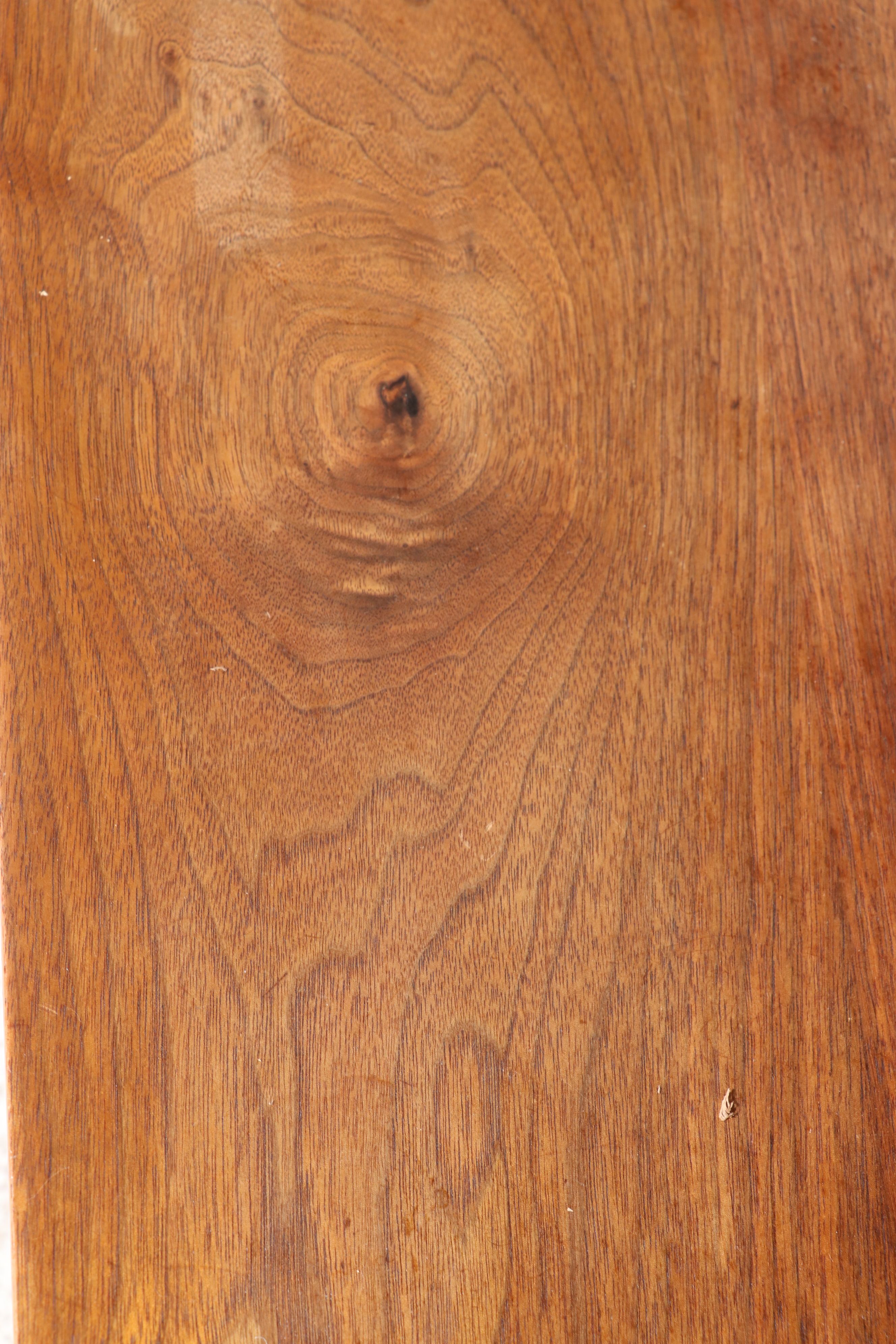 Gino Russo Handcrafted Mid Century Modern Style Walnut Media Console