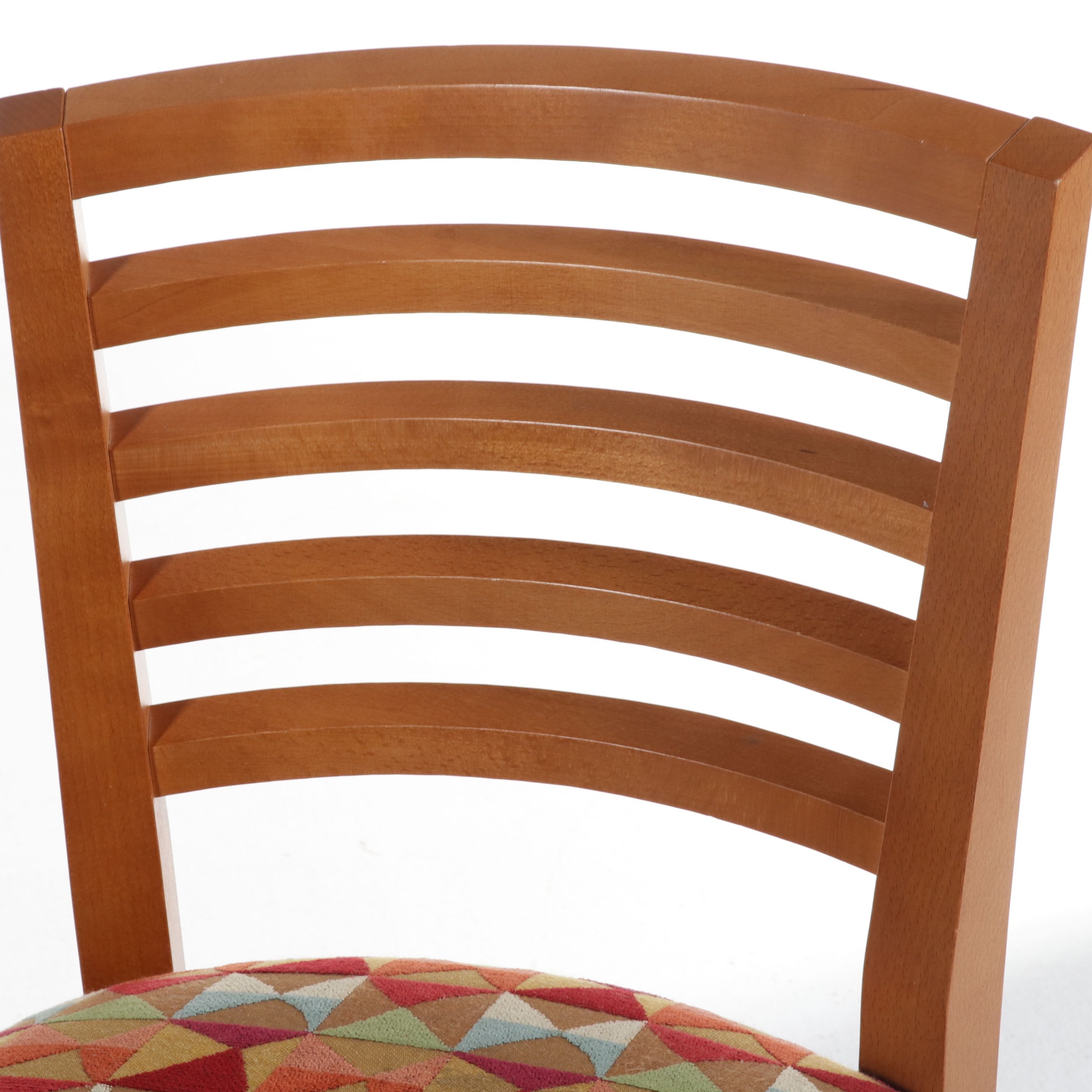 Pair of Modern Ladder-Back Barstools