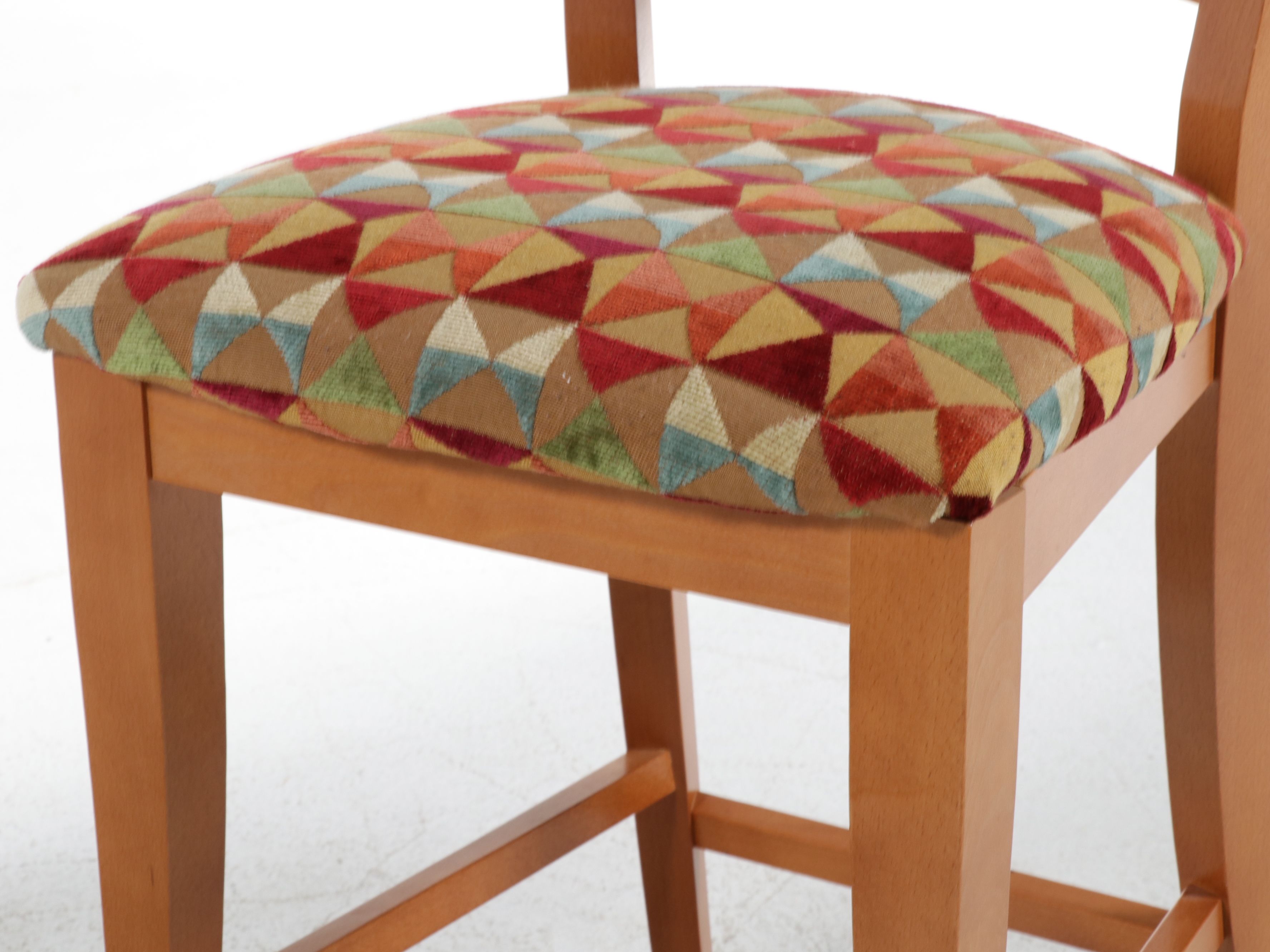 Pair of Modern Ladder-Back Barstools