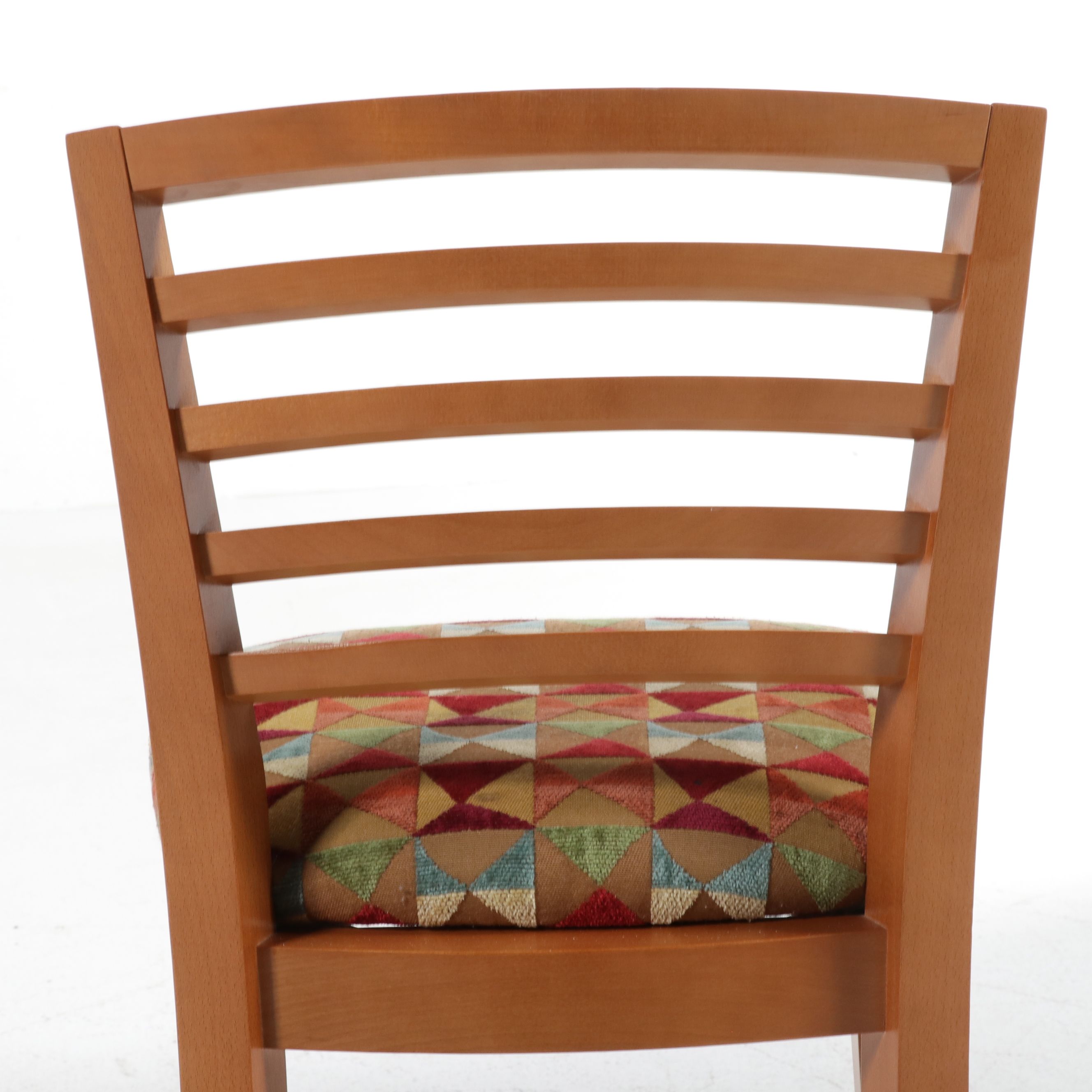 Pair of Modern Ladder-Back Barstools